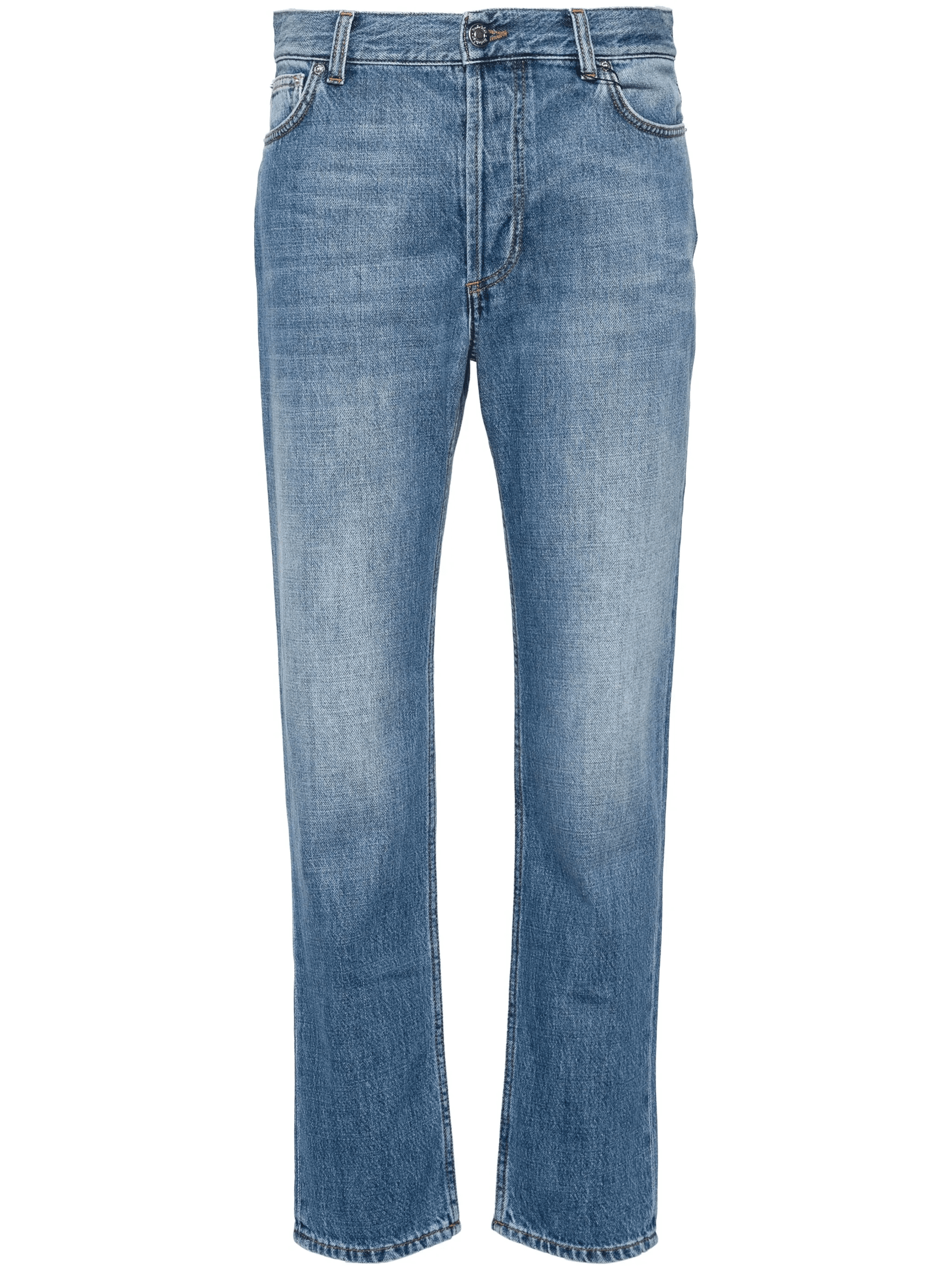 organic cotton straight-leg jeans - Image 1