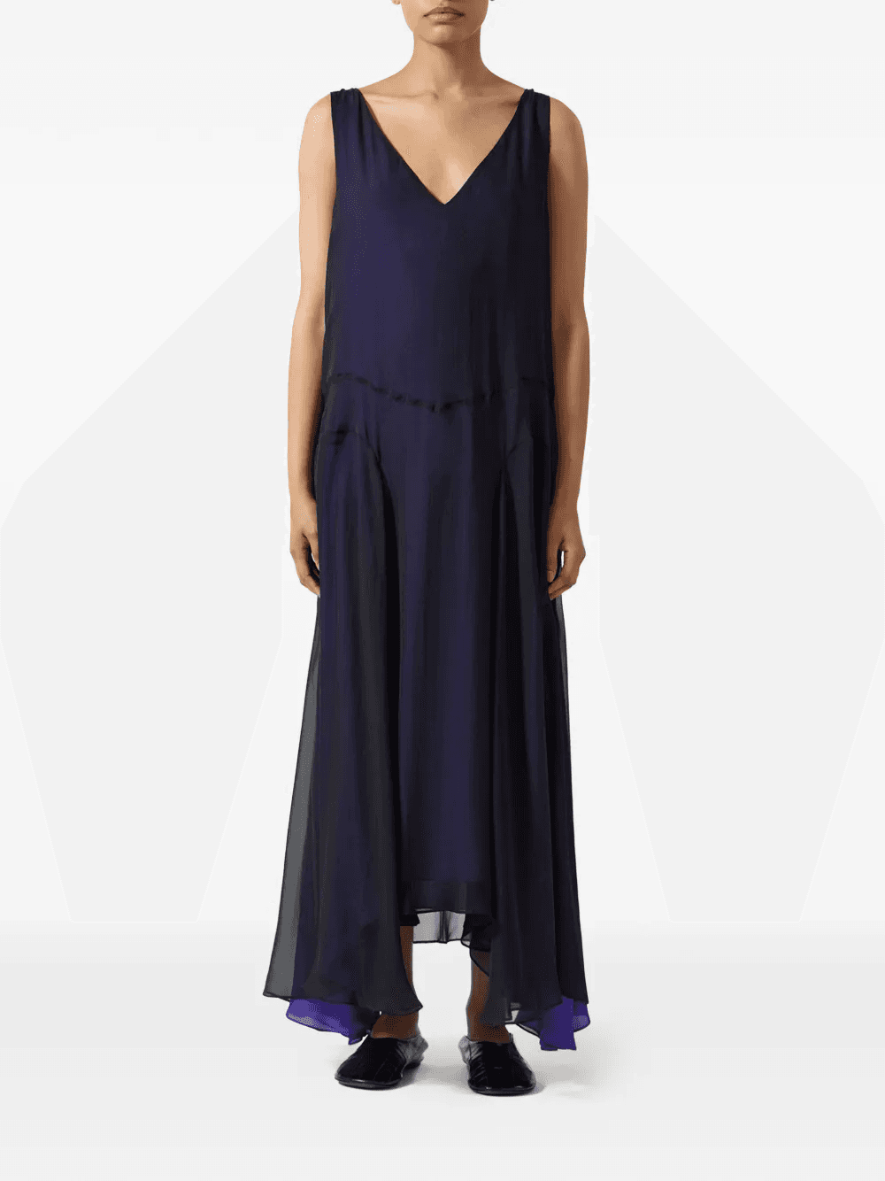 V-neck maxi dress - Image 1