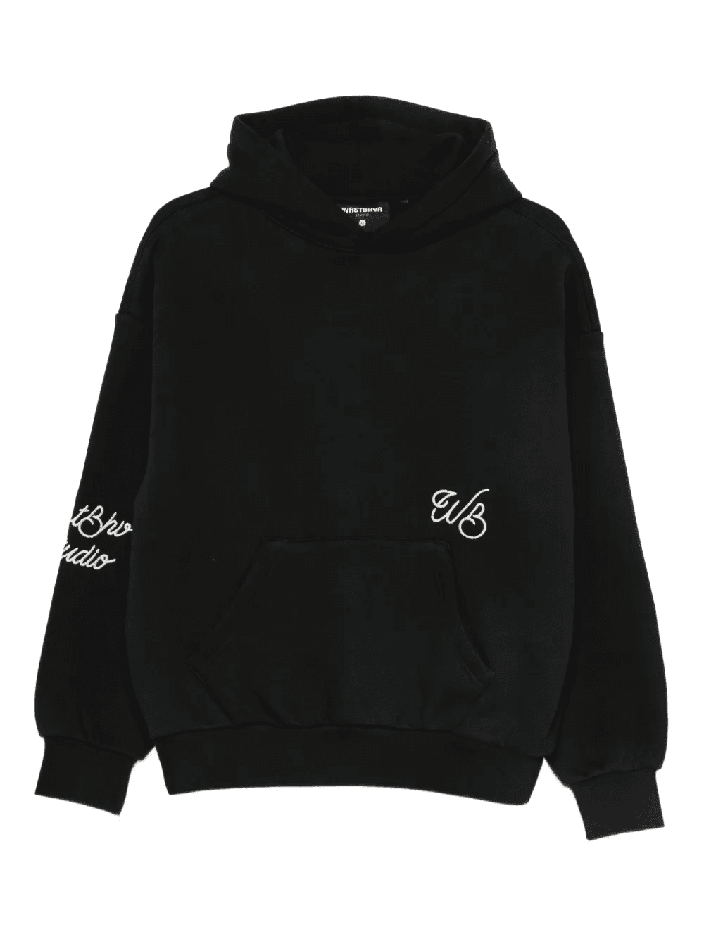 logo-embroidered hoodie - Image 1