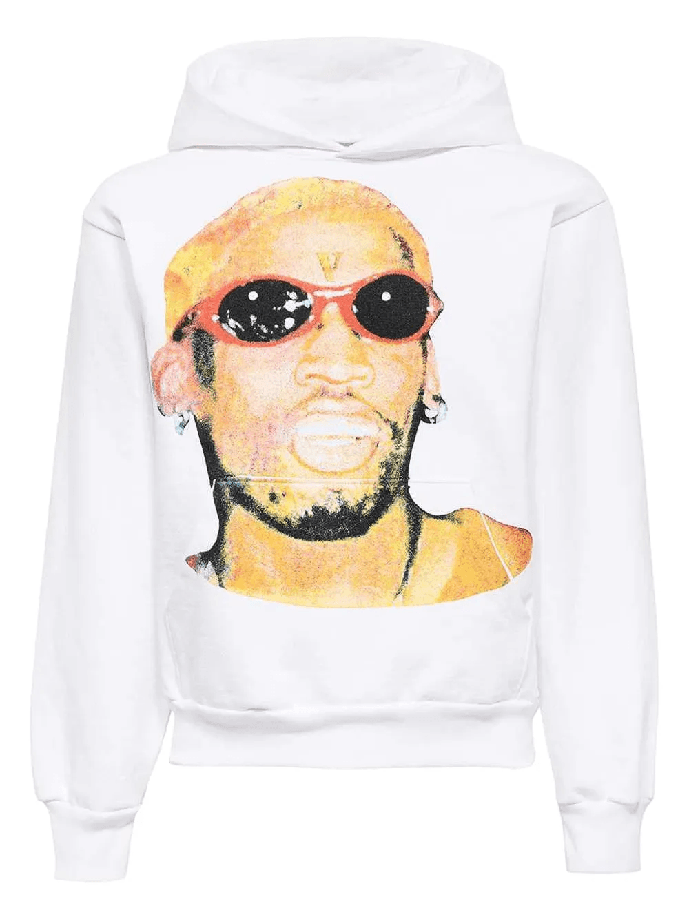 portrait-print hoodie - Image 1