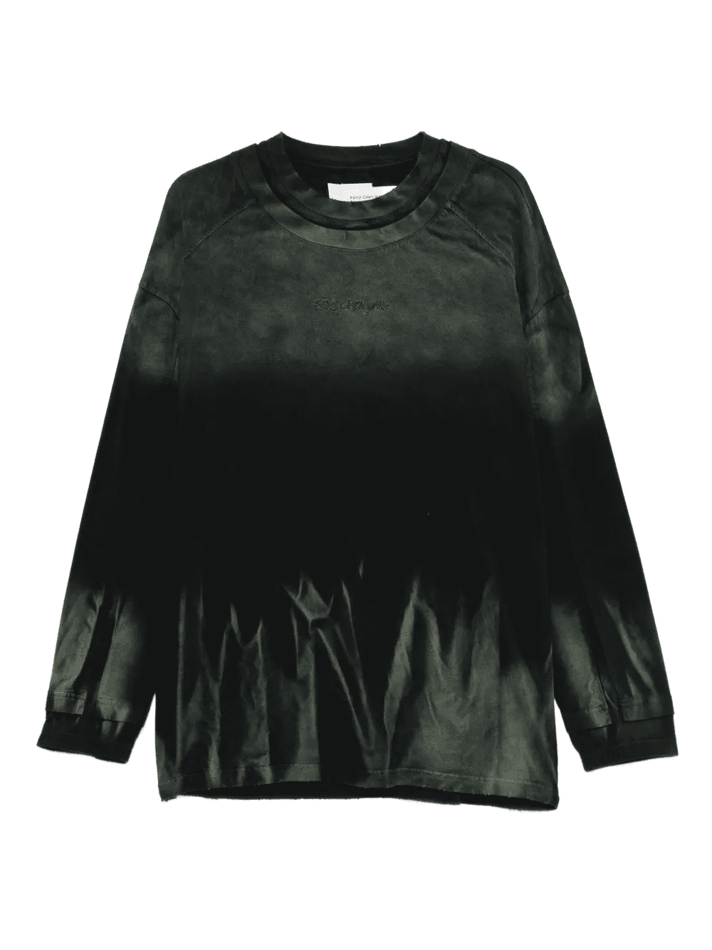 dip-dye long-sleeved sweatshirt - Image 1