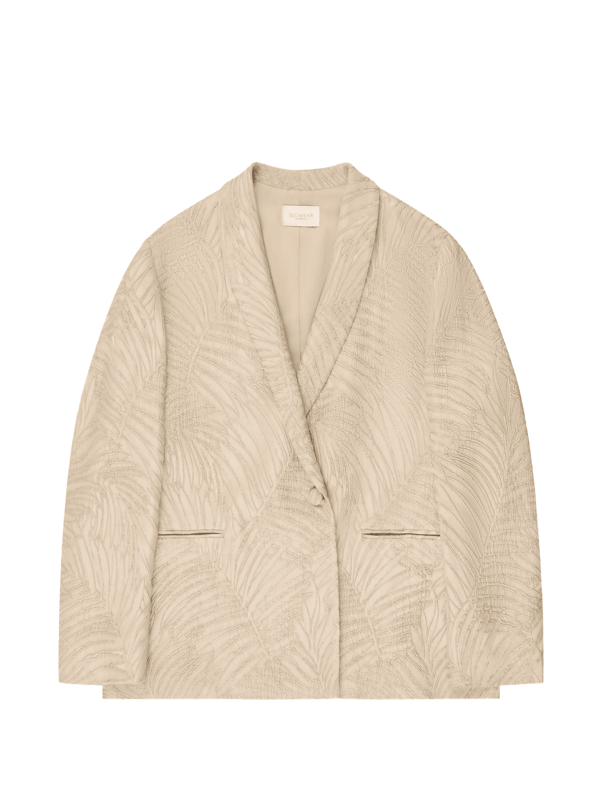 jacquard wide jacket - Image 1