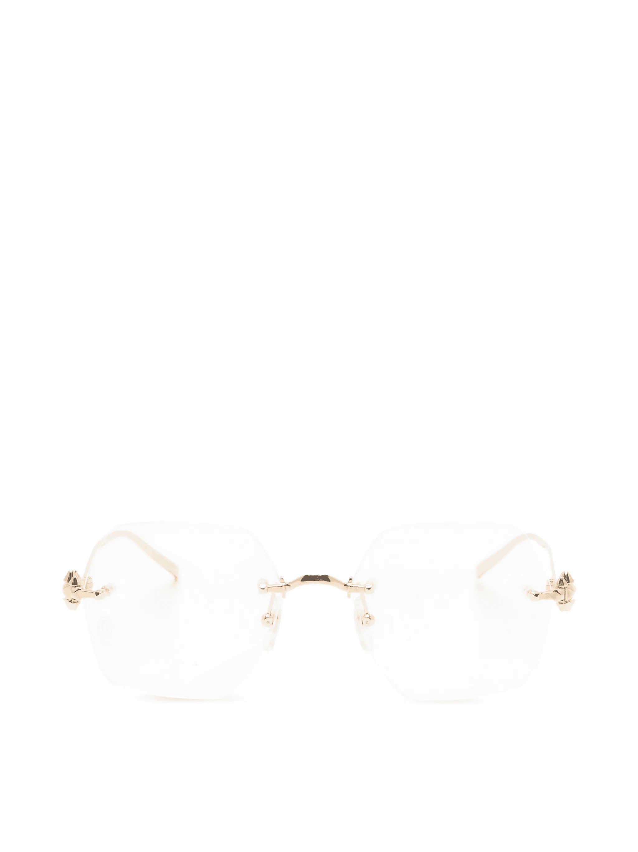 geometric-frame glasses - Image 1