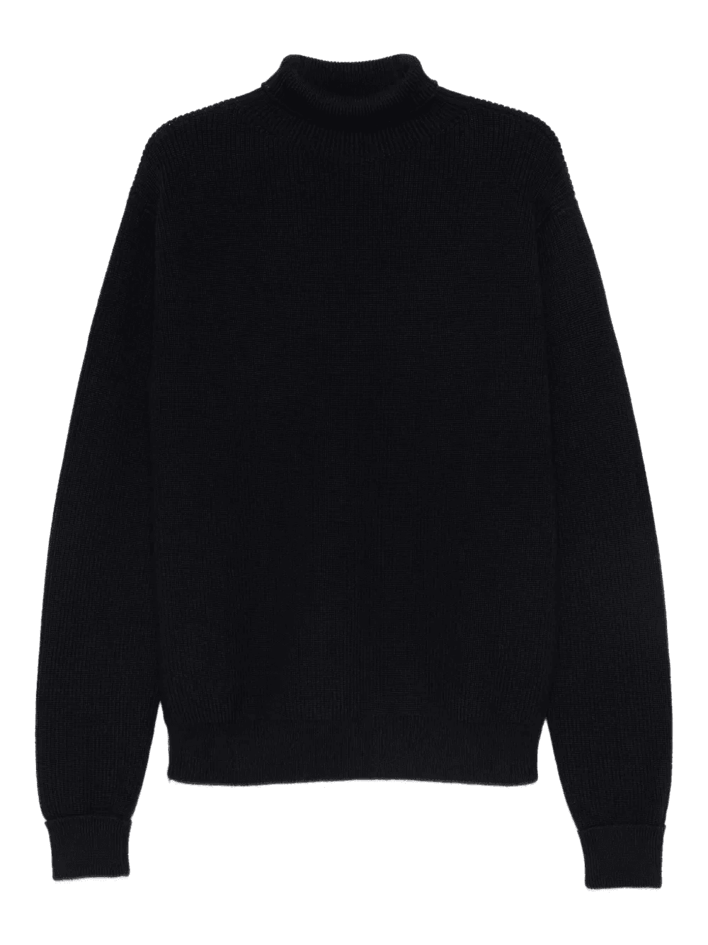 ribbed high-neck sweater - Image 1