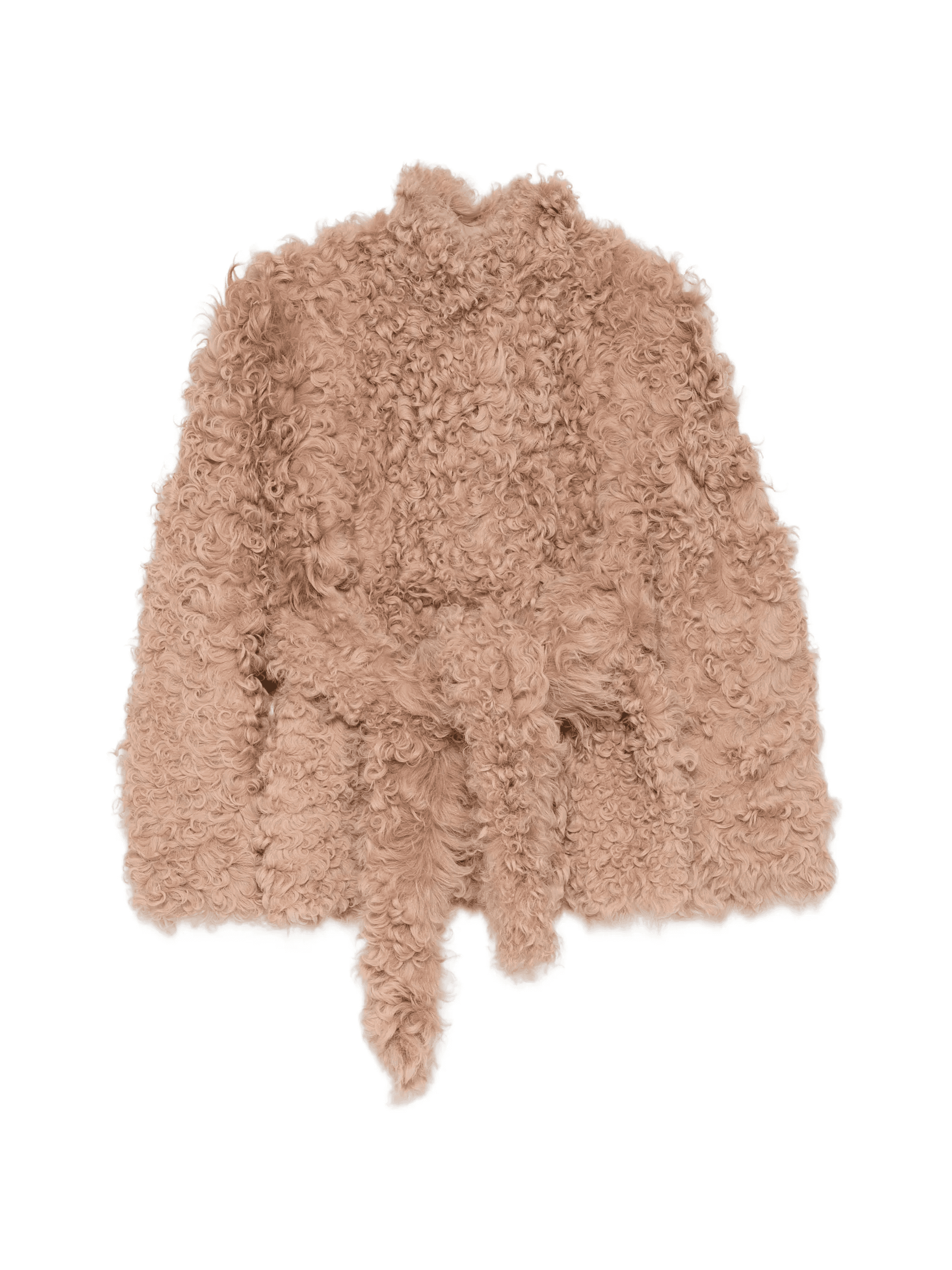 Elsa belted fur coat - Image 1