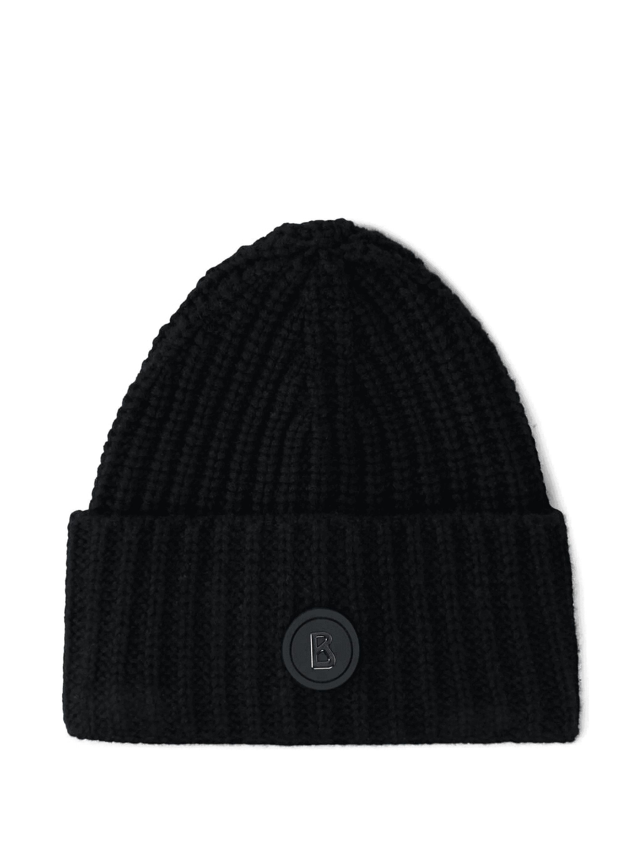 Kilian ribbed logo-patch beanie hat - Image 1