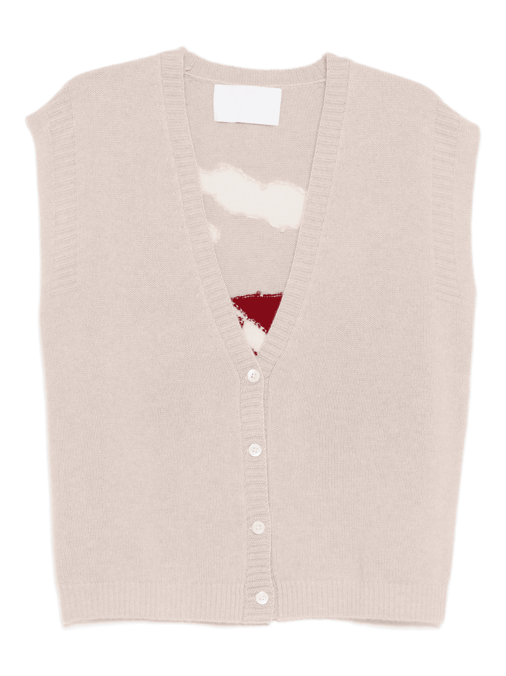 graphic-embroidered cardigan - Image 1