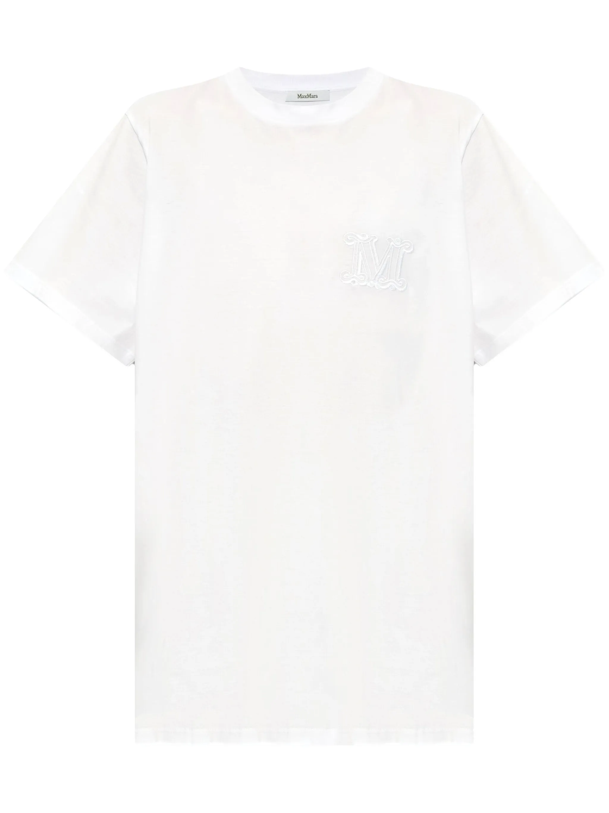 monogram-embroidered cotton T-shirt - Image 1