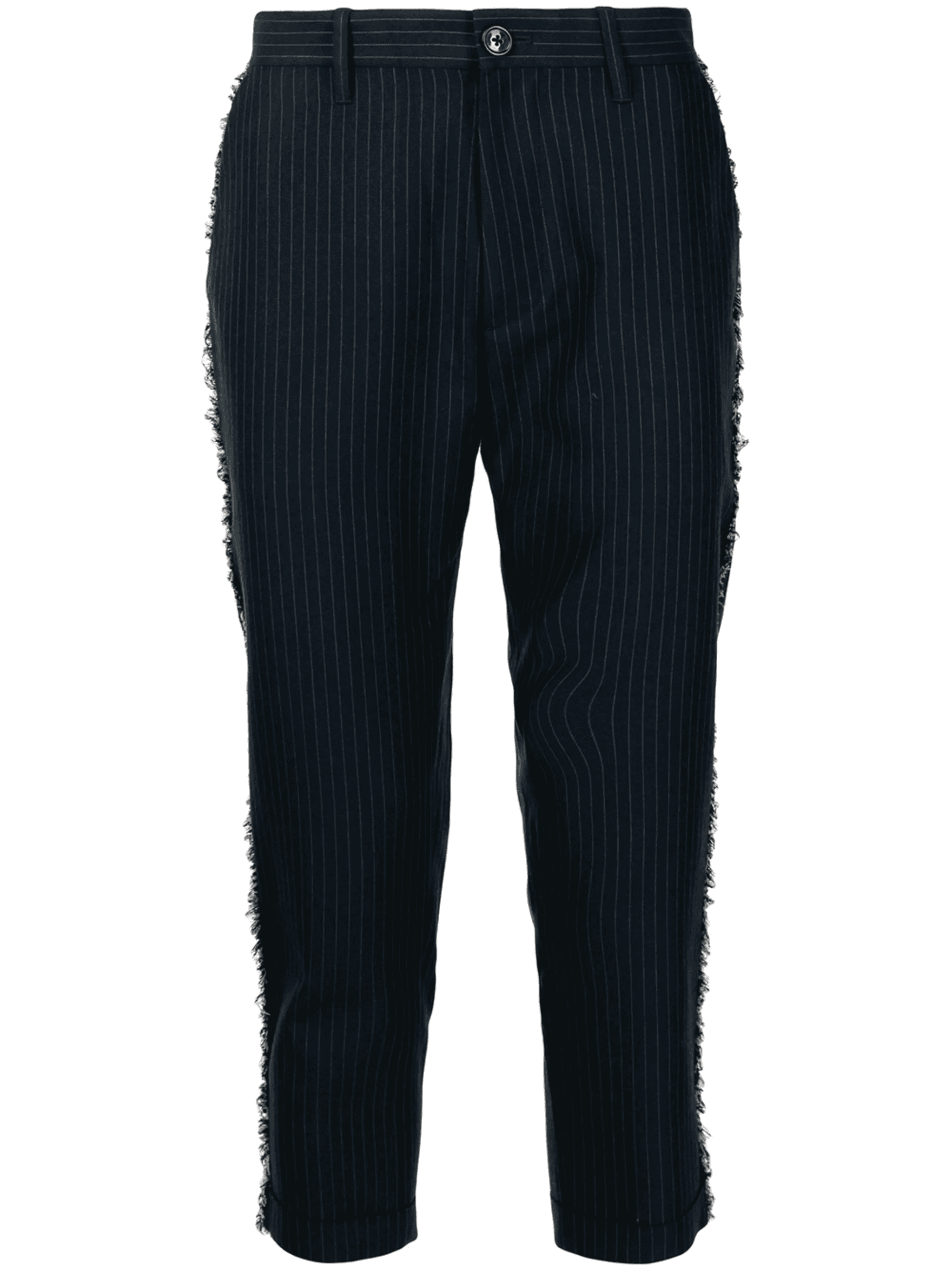 frayed-edge cropped trousers - Image 1