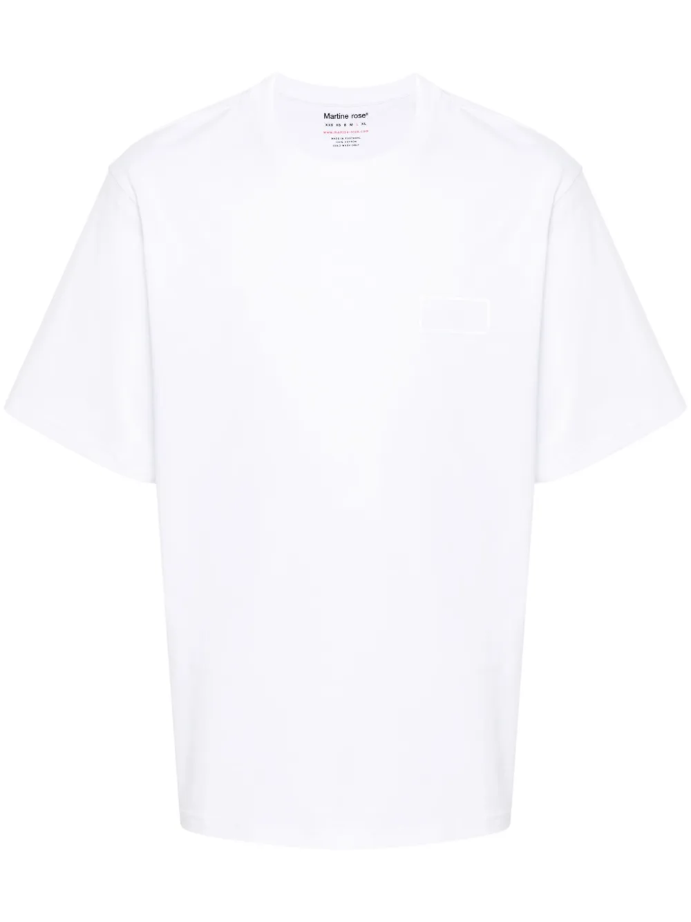 reflective-logo cotton T-shirt - Image 1