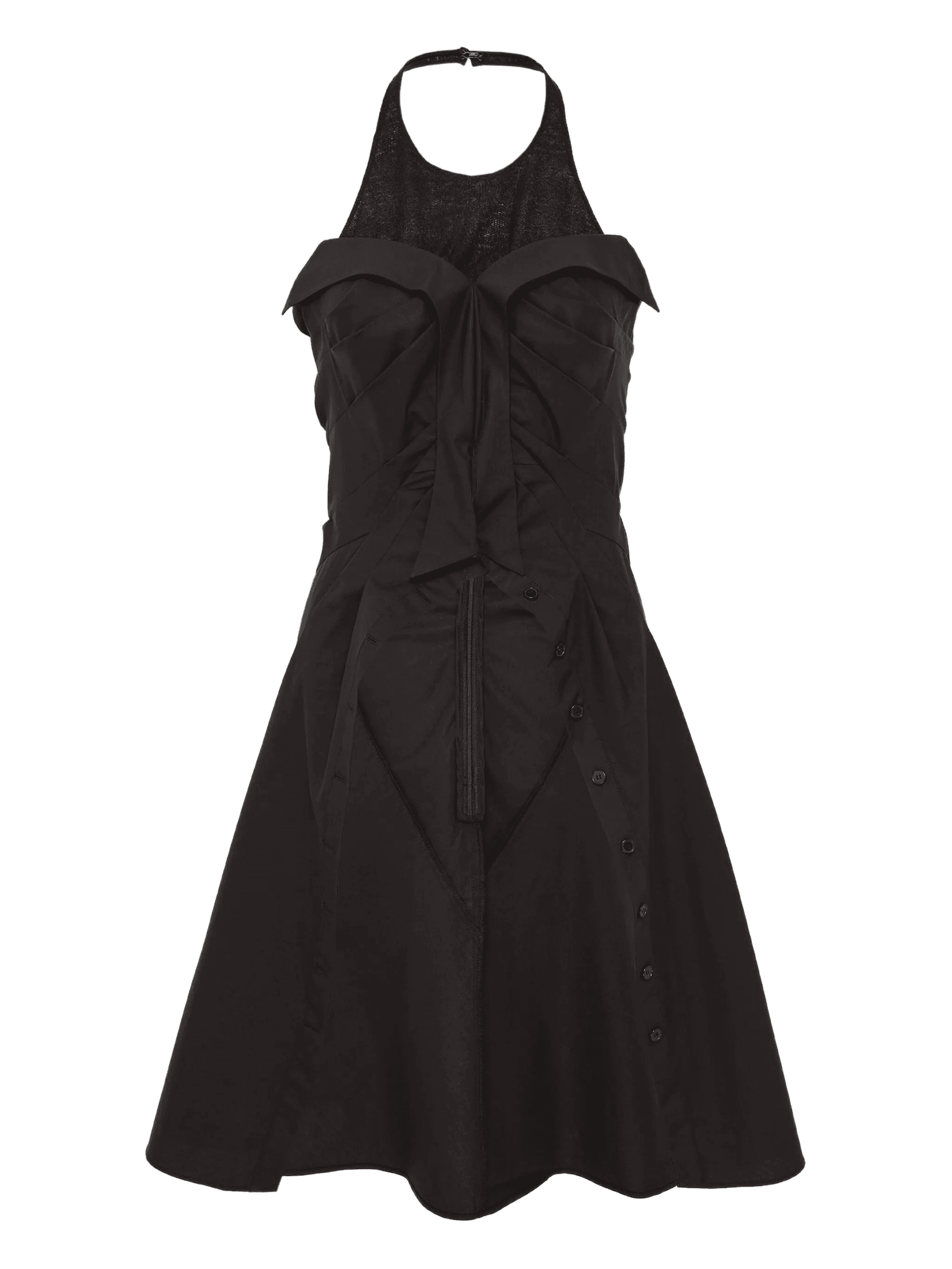 shirt-detailed sleeveless top - Image 1