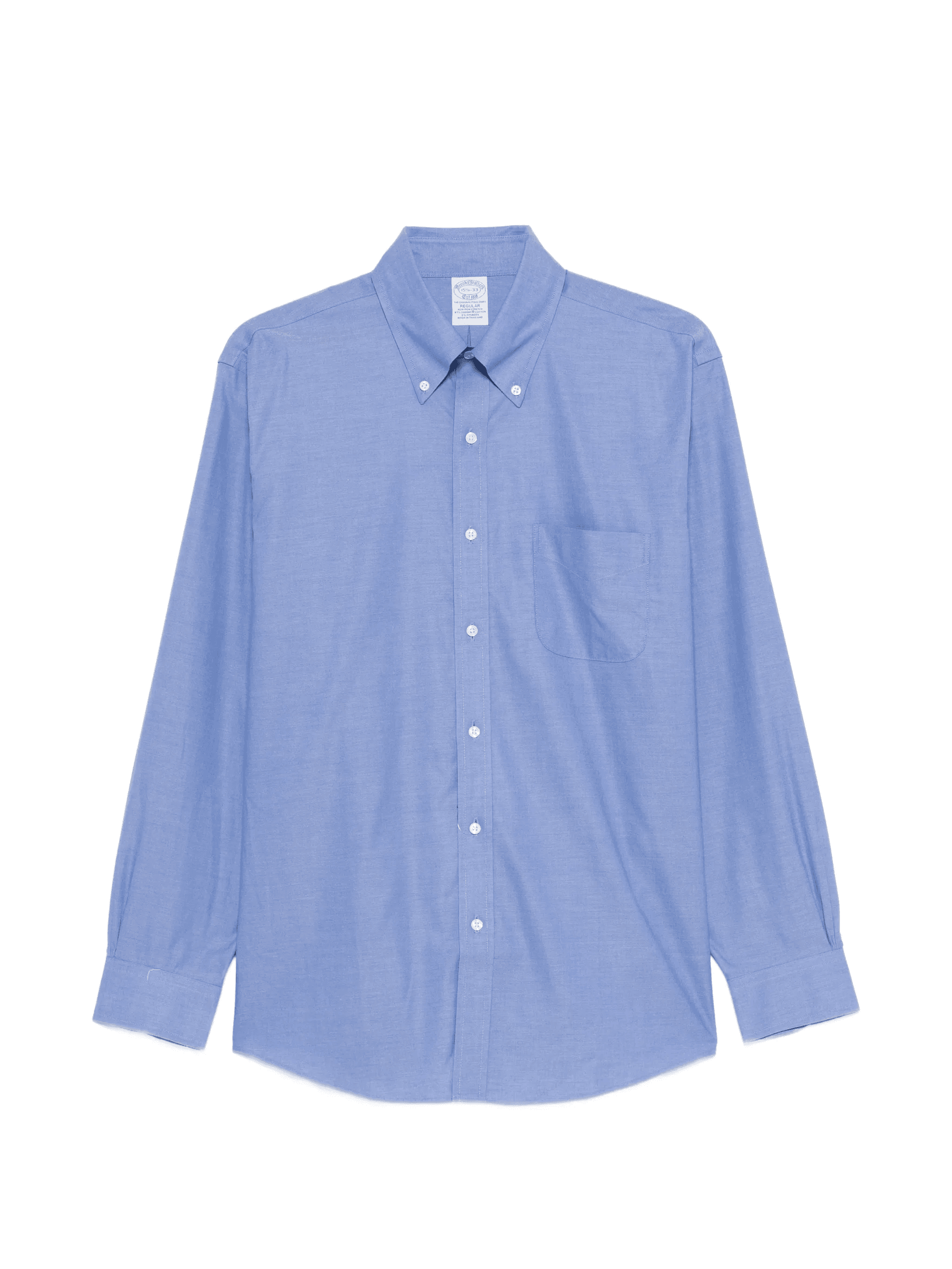 blue long-sleeved shirt - Image 1