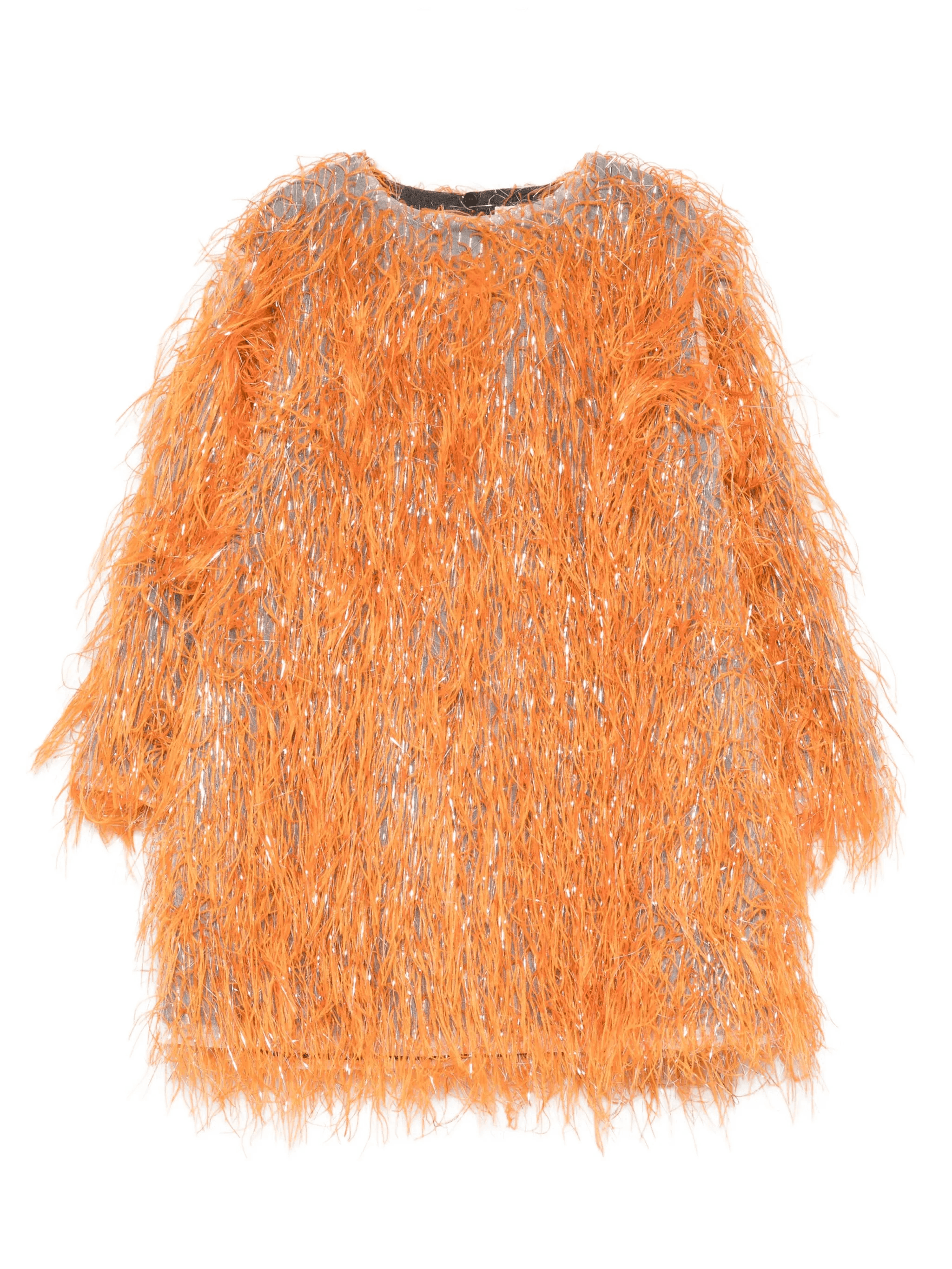 fringe-embellished dress - Image 1