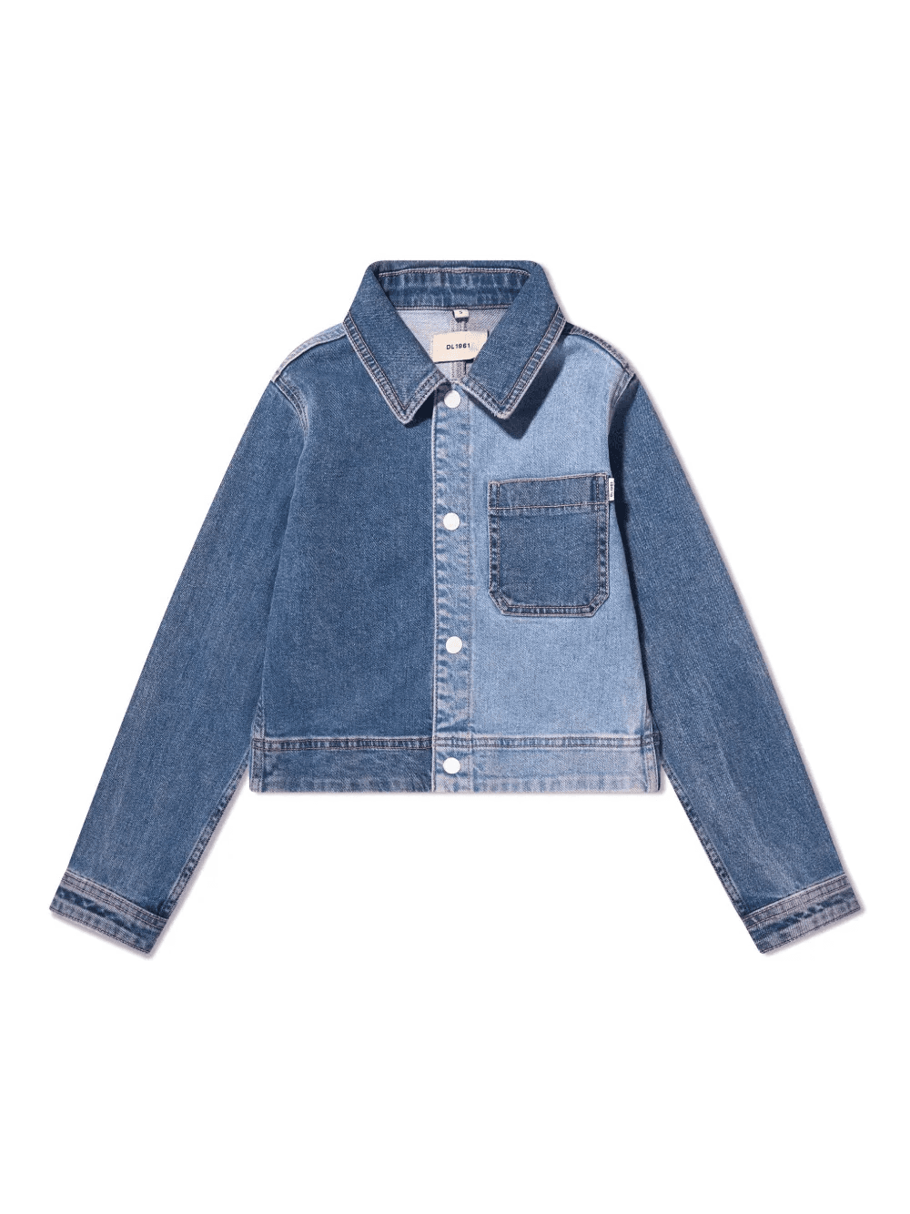 dual-tone denim jackets - Image 1