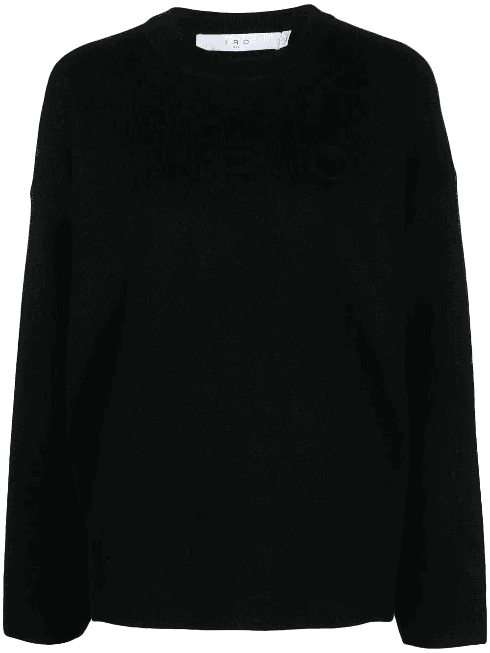 intarsia knit-logo jumper - Image 1