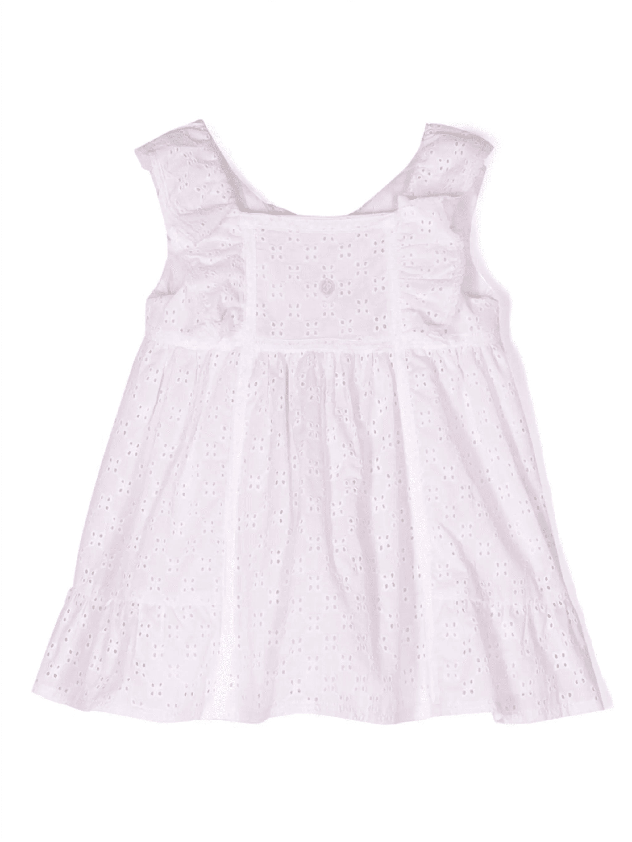 embroidered sleeveless dress - Image 1