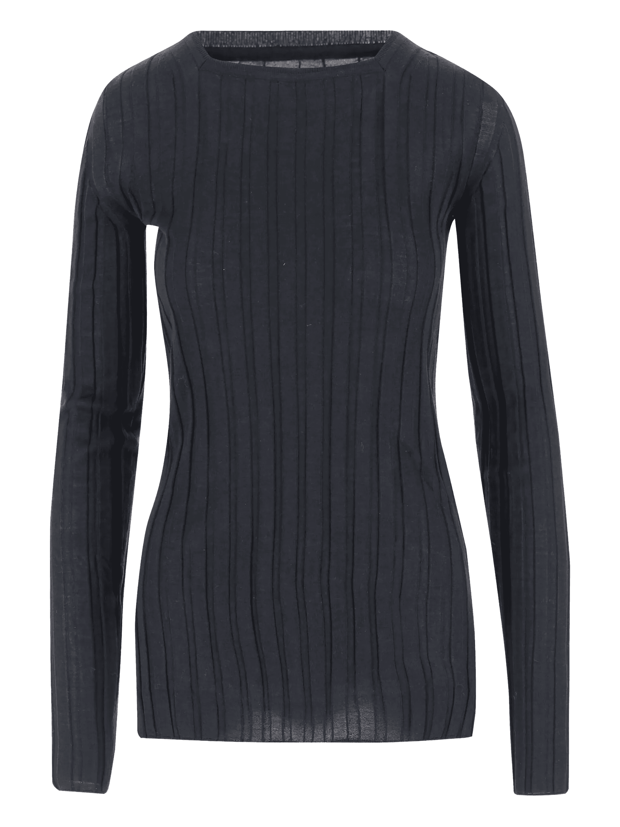 ribbed crew-neck sweater - Image 1