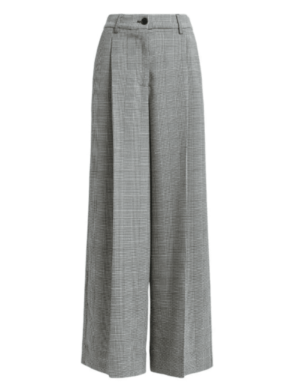 check-pattern trousers - Image 1