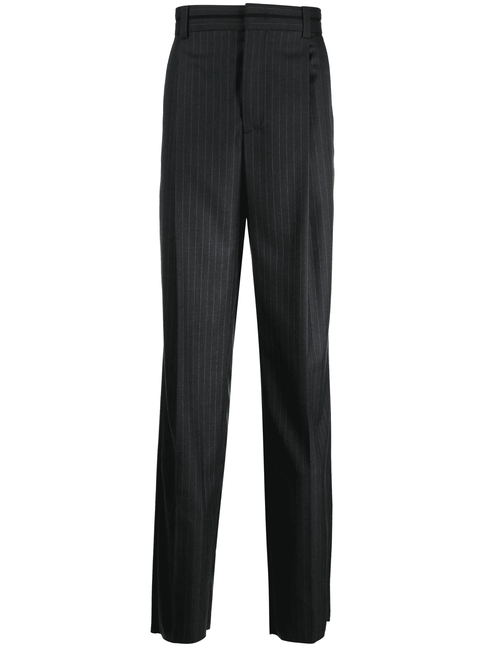 tailored striped virgin-wool trousers - Image 1