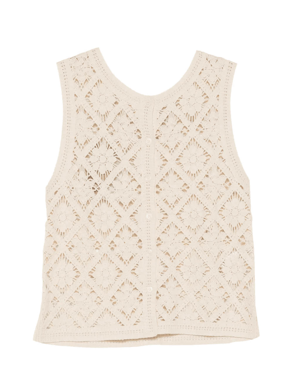 openwork knit top - Image 1