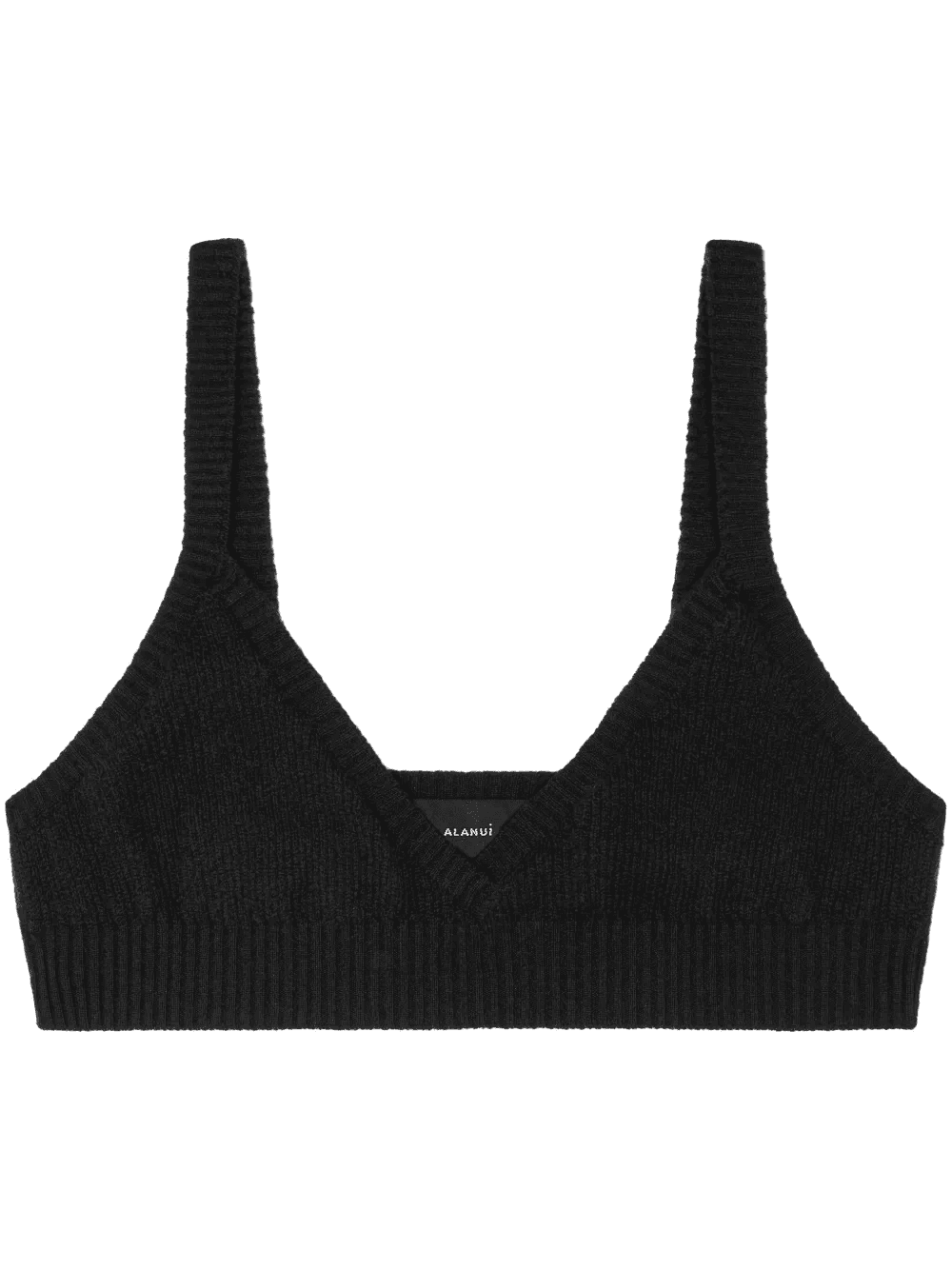 v-neck cashmere bralette - Image 1