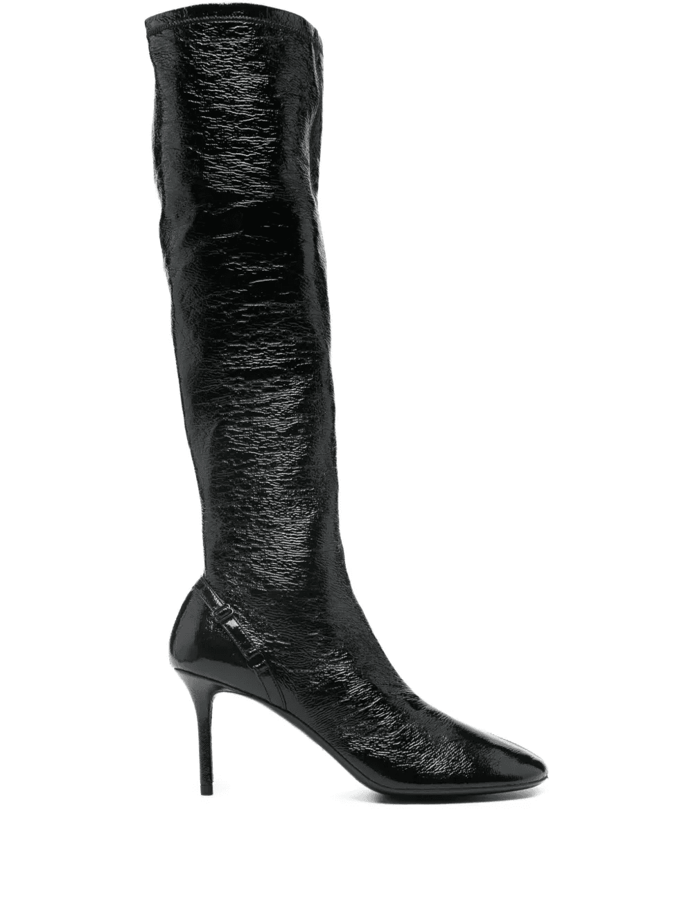 75mm Oblique stiletto-heel boots - Image 1