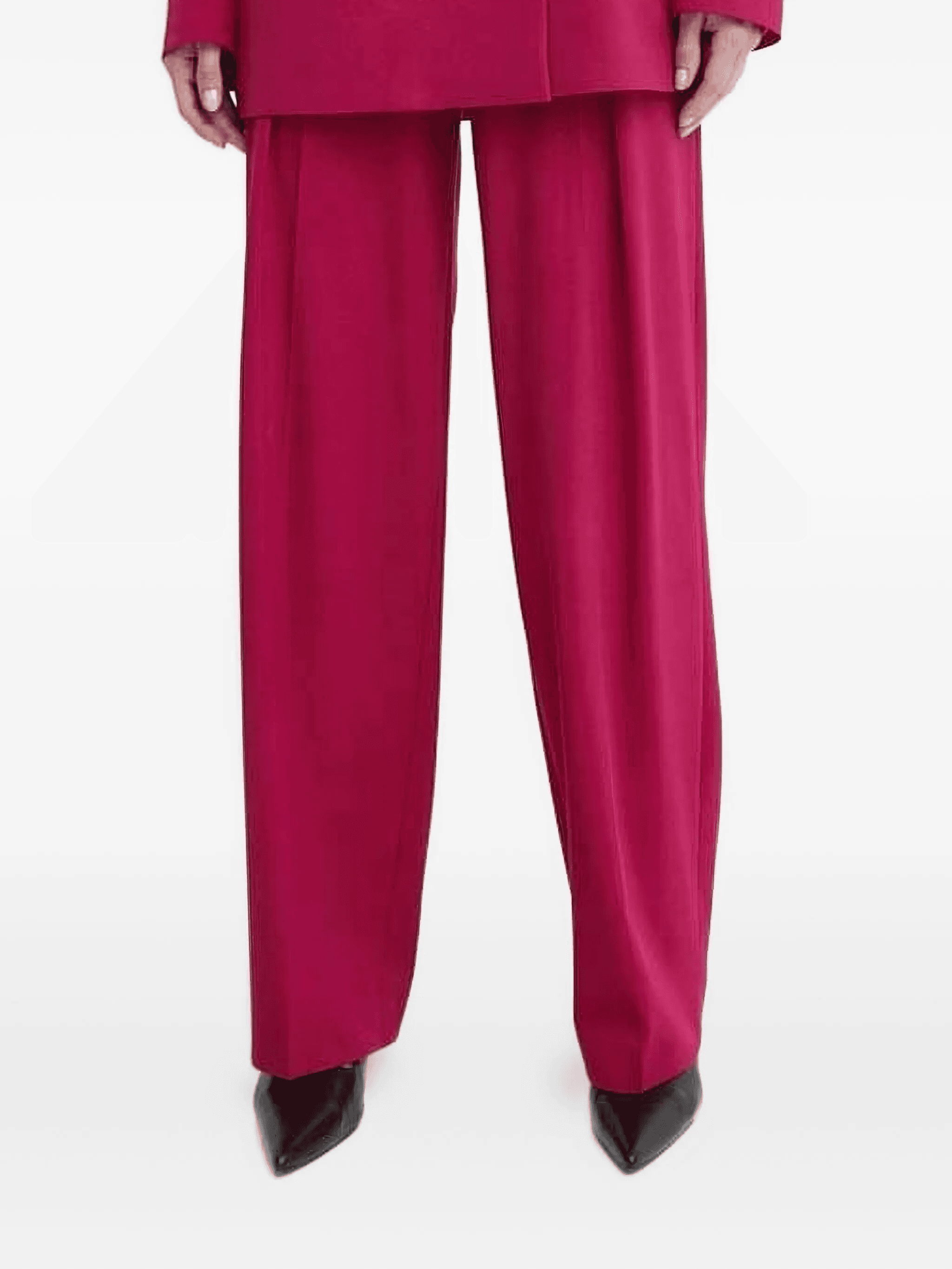 pleated-front trousers - Image 1