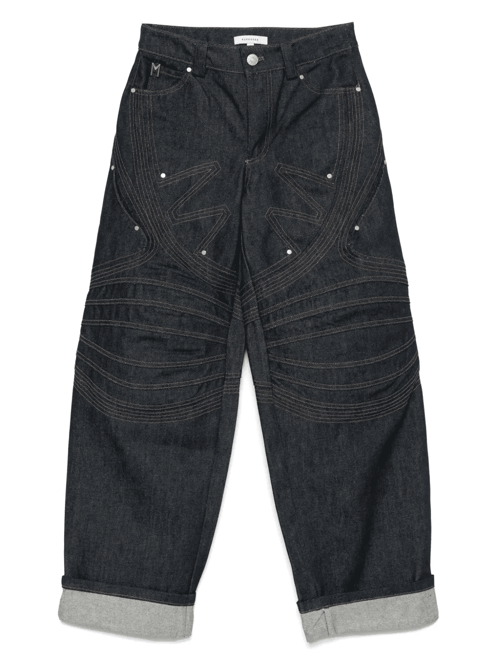cotton-blend jeans - Image 1