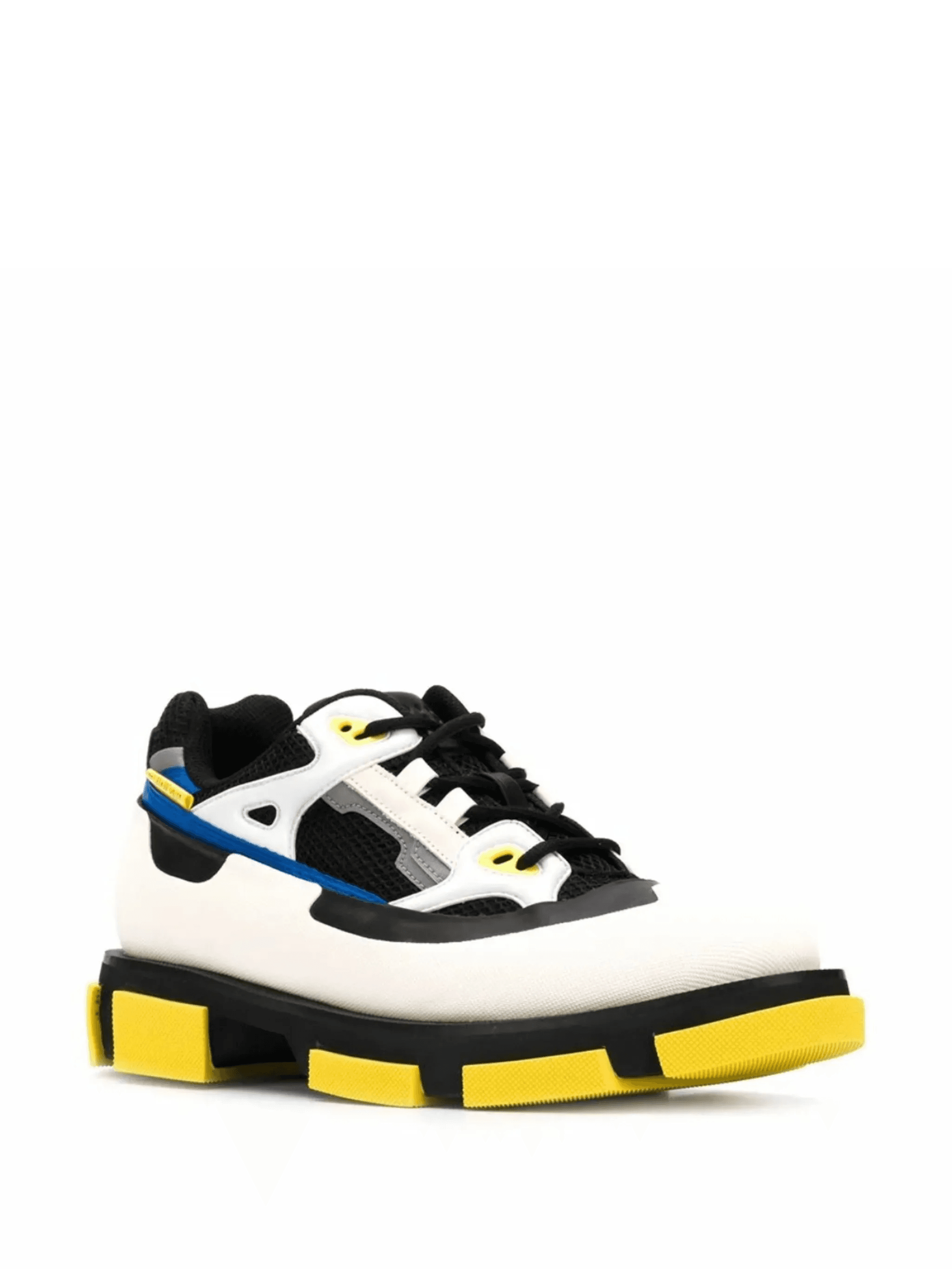 chunky sole colour block sneakers - Image 1