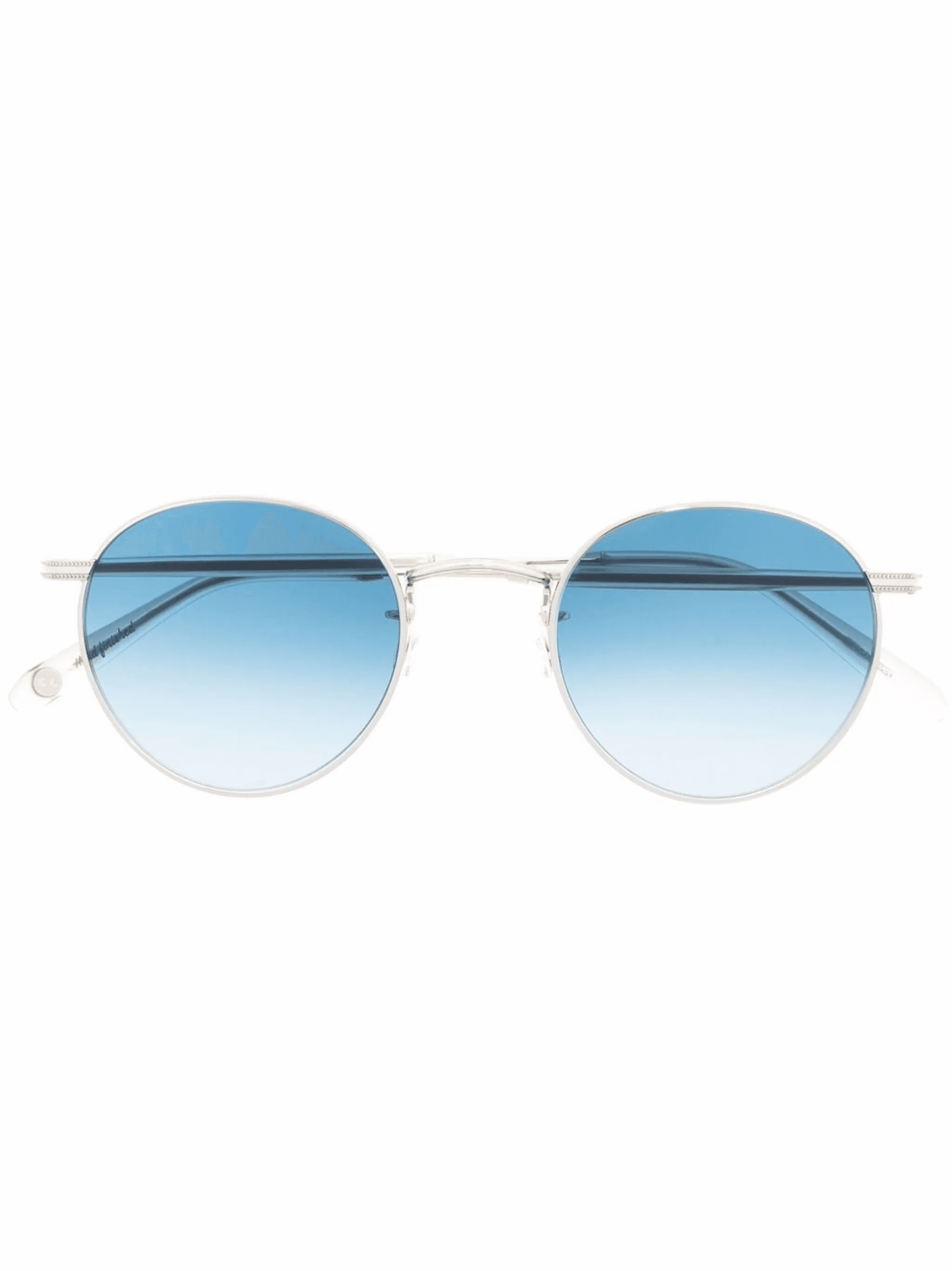 gradient round-frame sunglasses - Image 1