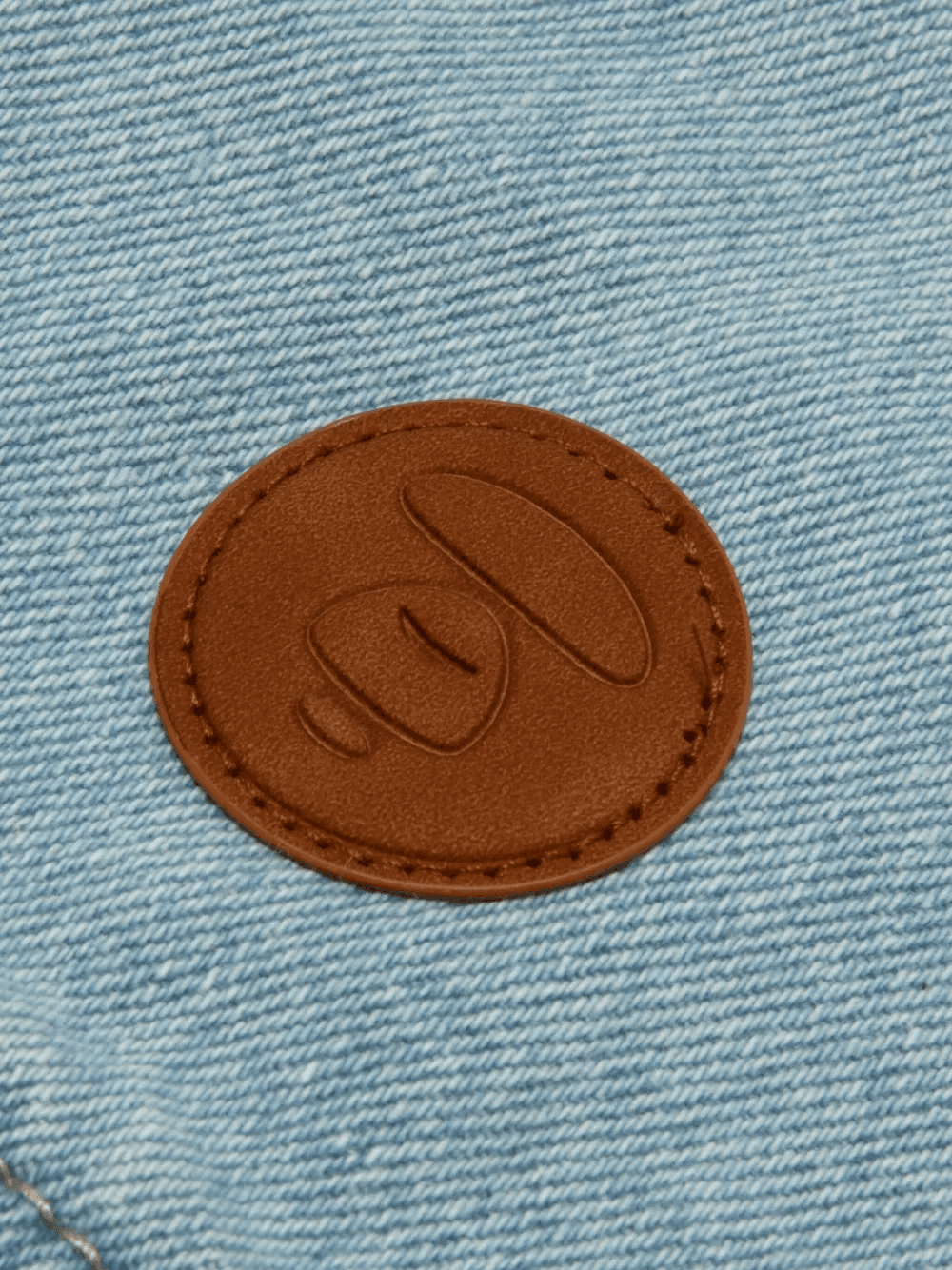 hooded denim jacket — Image 3