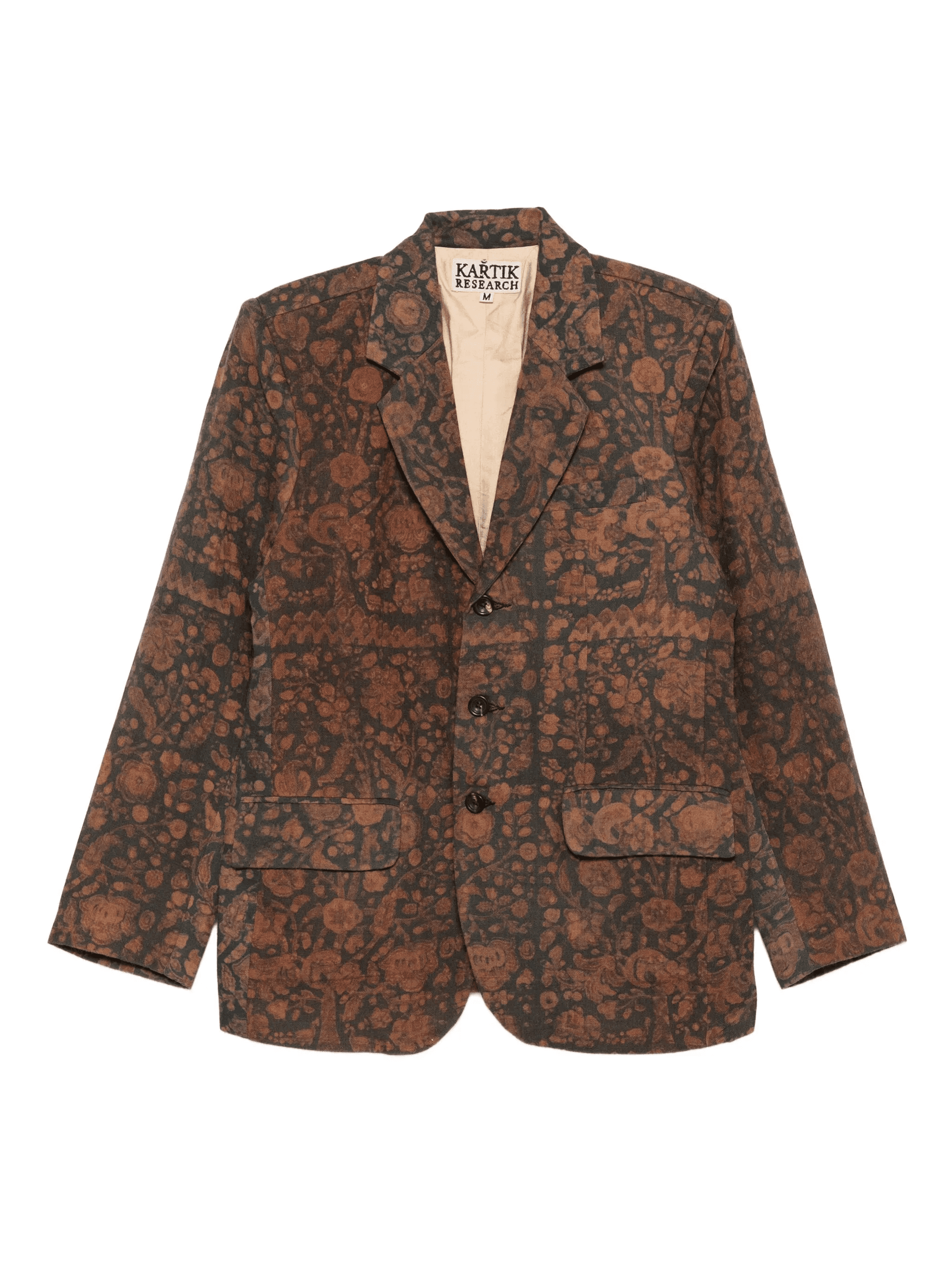 floral-pattern blazer - Image 1
