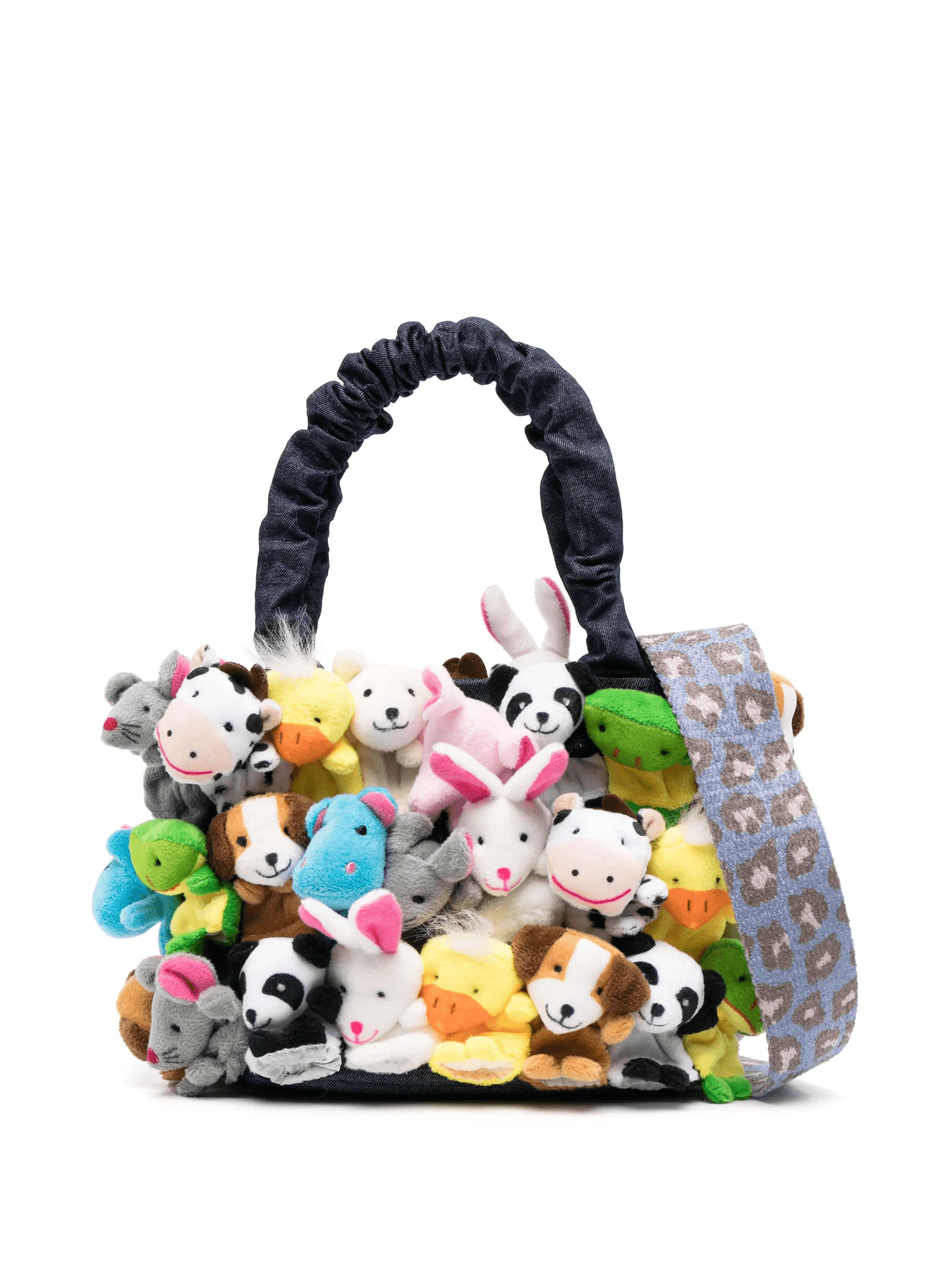 Toys appliquéd denim tote bag - Image 1