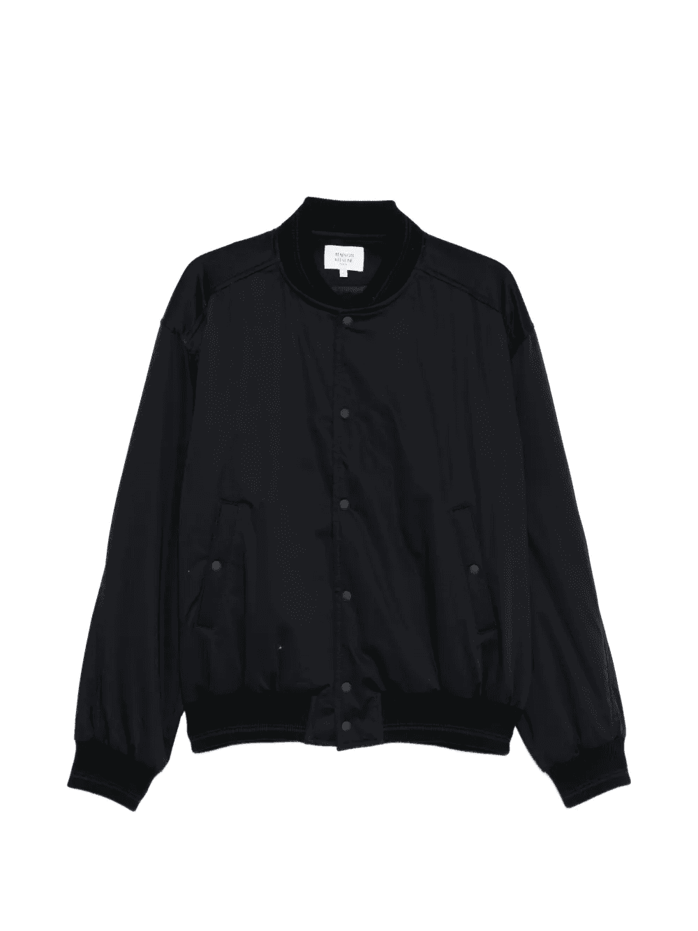 buttoned bomber jacket - Image 1