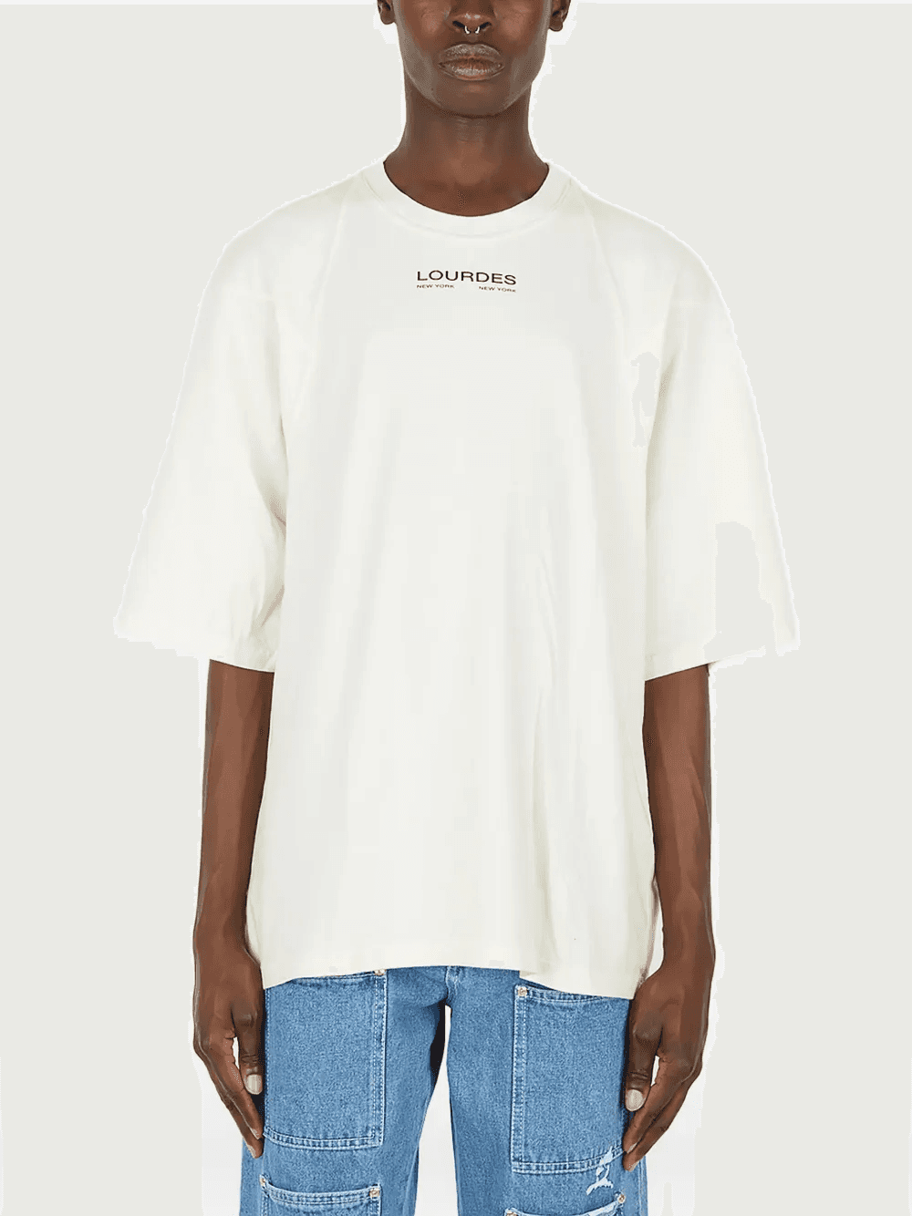 city-skyline print T-shirt - Image 1