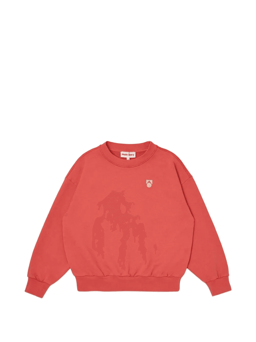 logo-print drop-shoulder sweater - Image 1