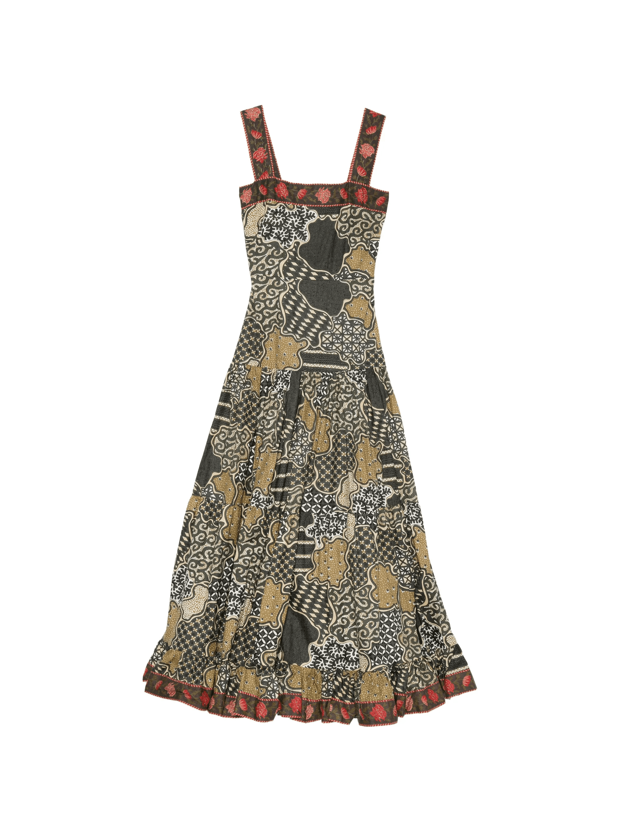 Zita abstract-print maxi dress - Image 1