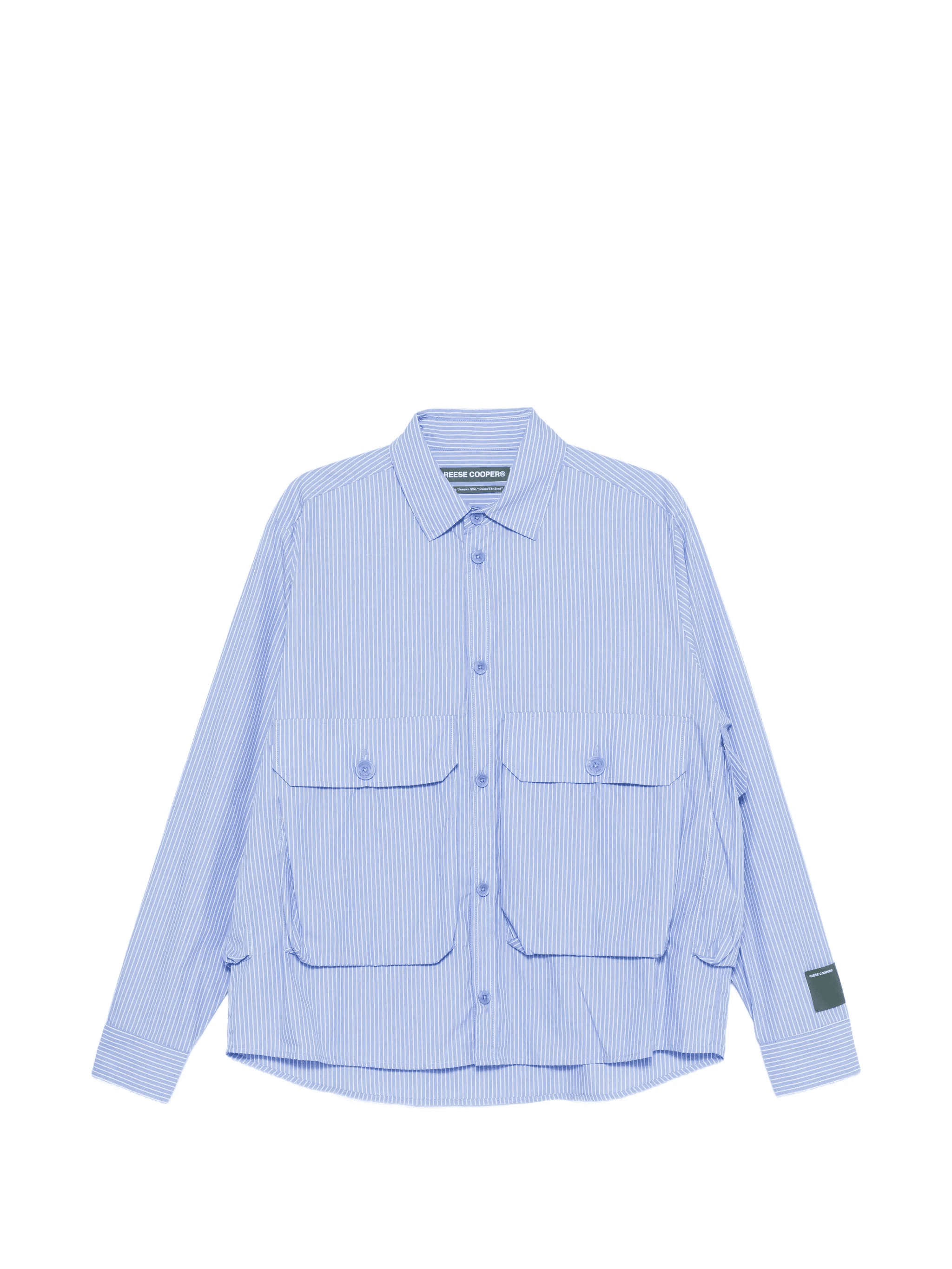 striped cotton shirt - Image 1