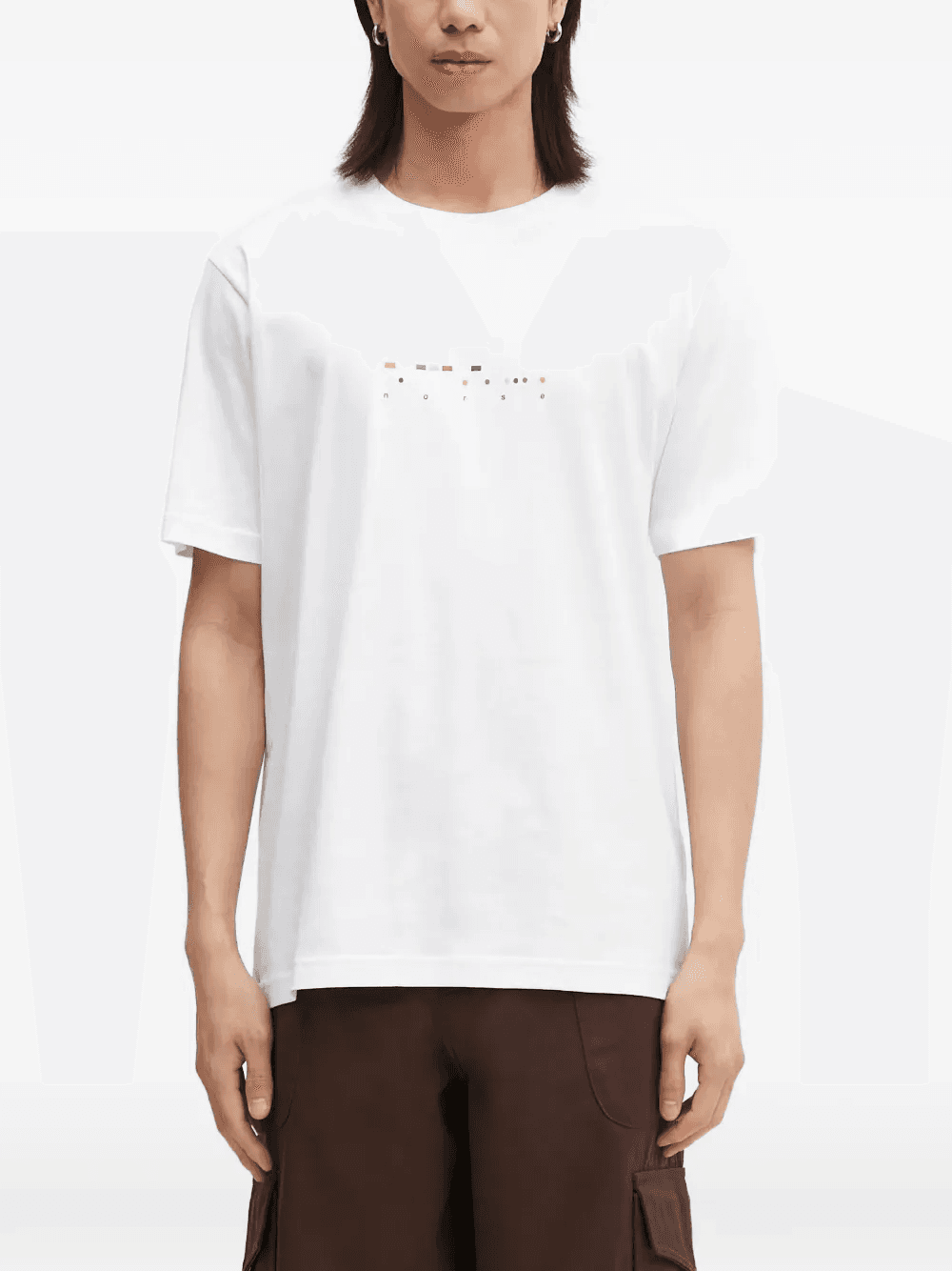 graphic crew-neck T-shirt - Image 1