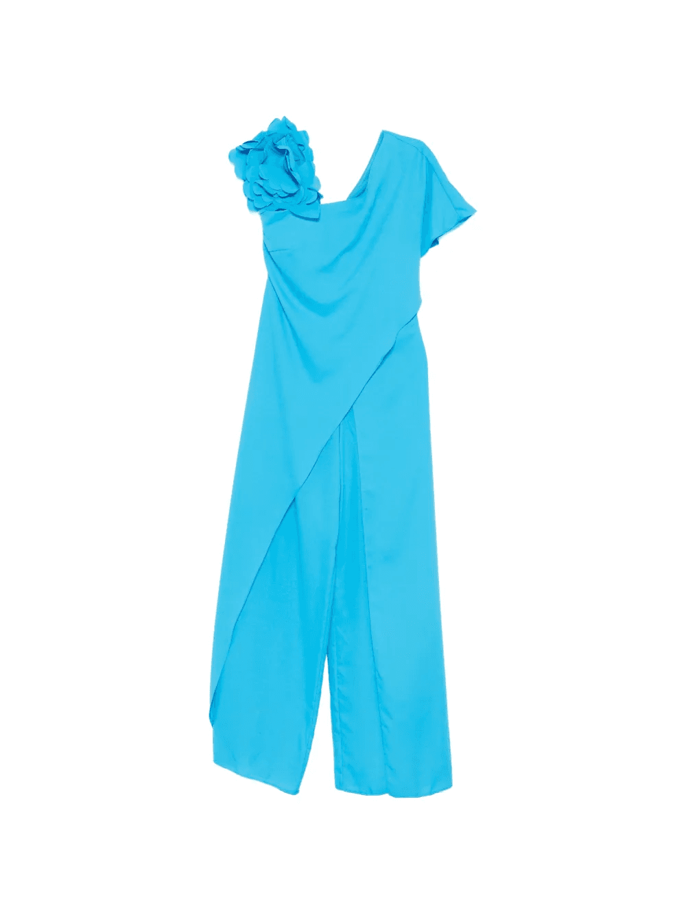 floral-applique jumpsuit - Image 1