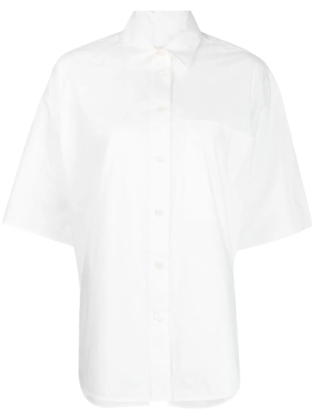 short-sleeved cotton shirt - Image 1