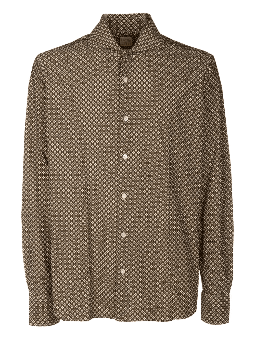 geometric-pattern shirt - Image 1