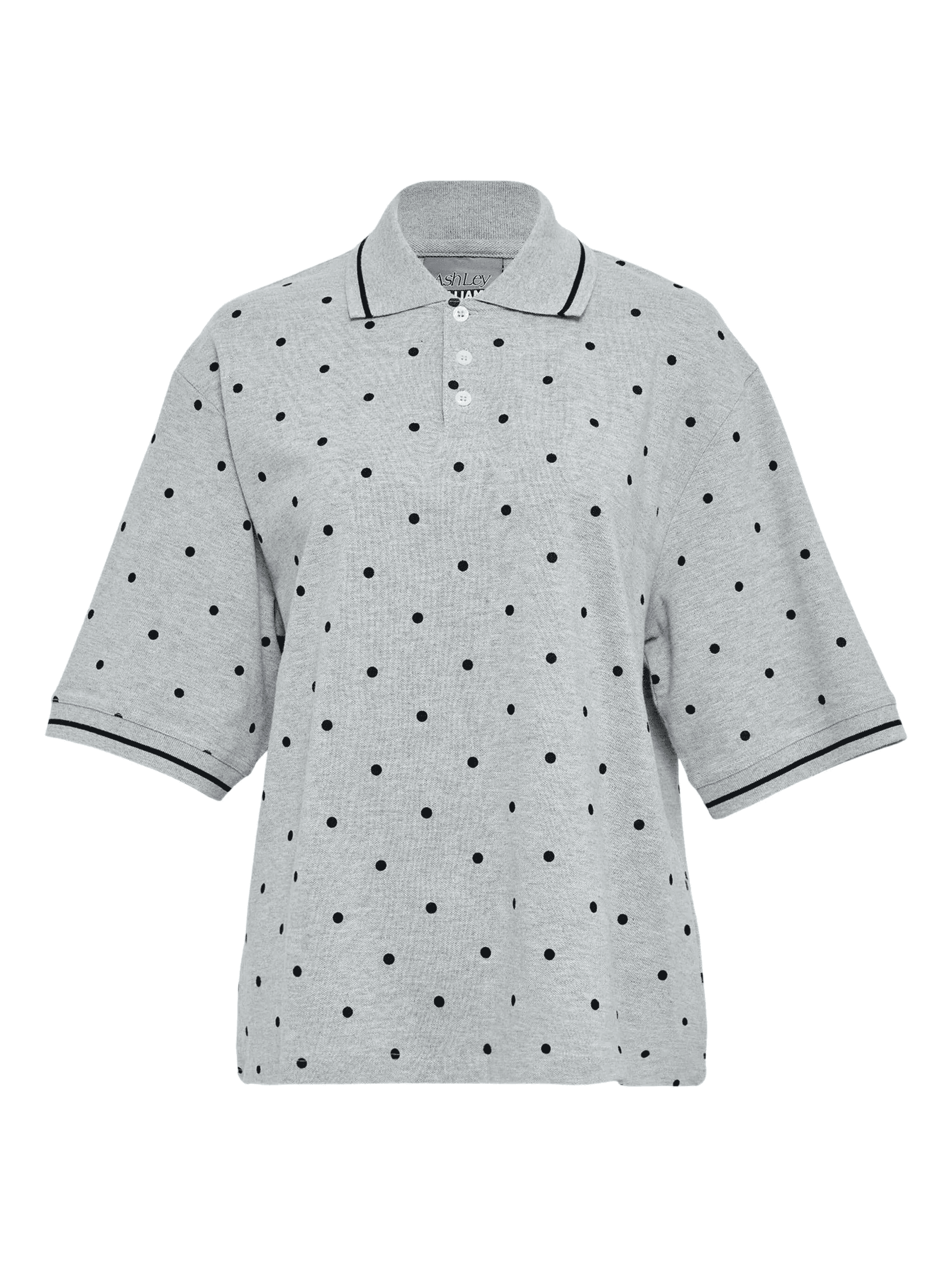 polka-dot polo shirt - Image 1