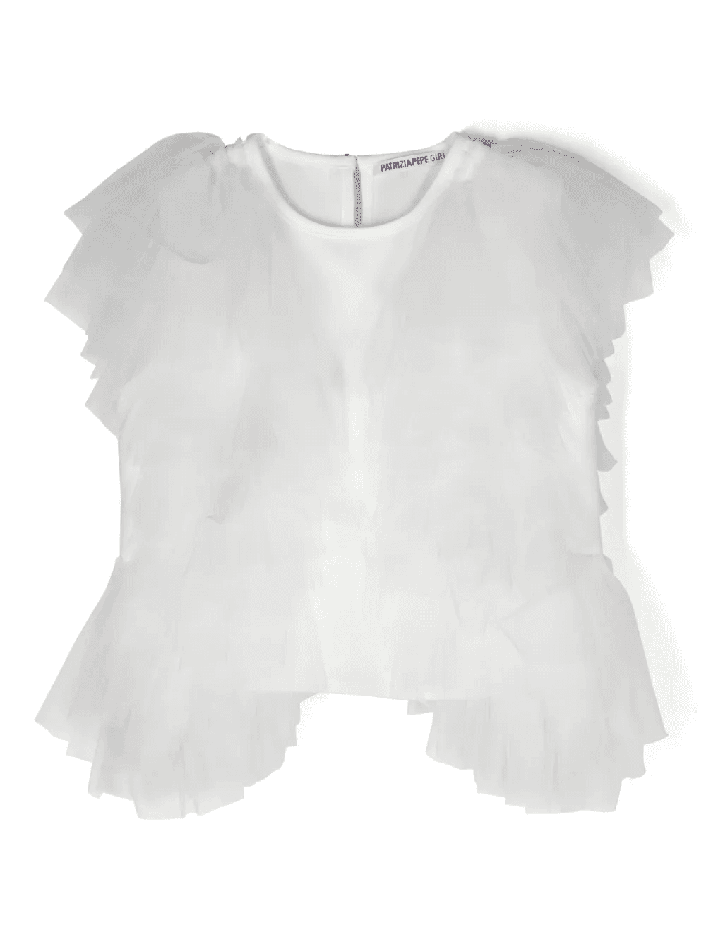 ruffled sleeveless blouse - Image 1