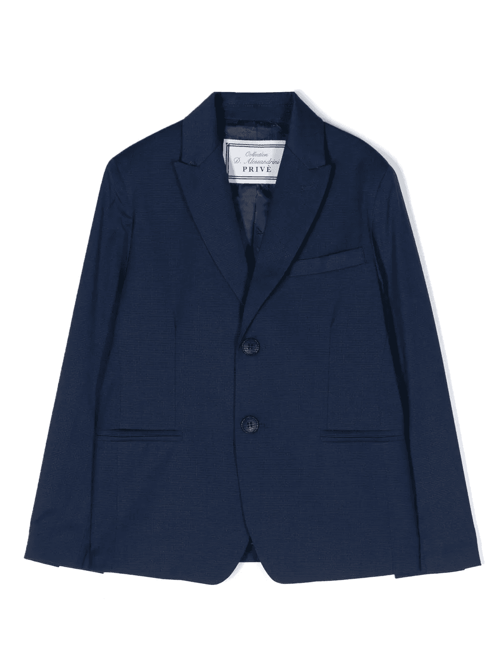 peak-lapel single-breasted blazer - Image 1