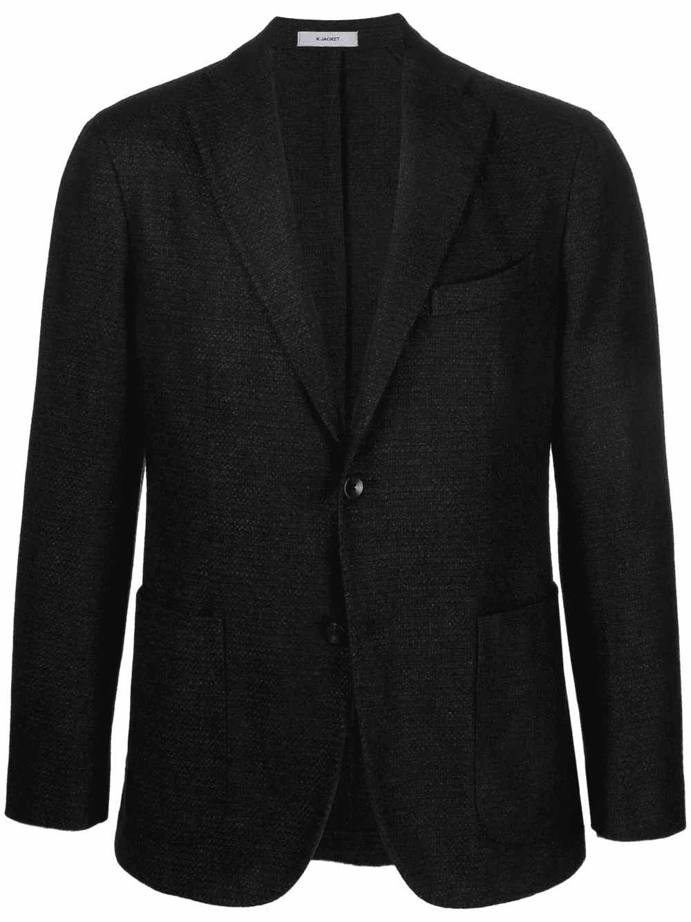 notched-lapels single-breasted blazer - Image 1