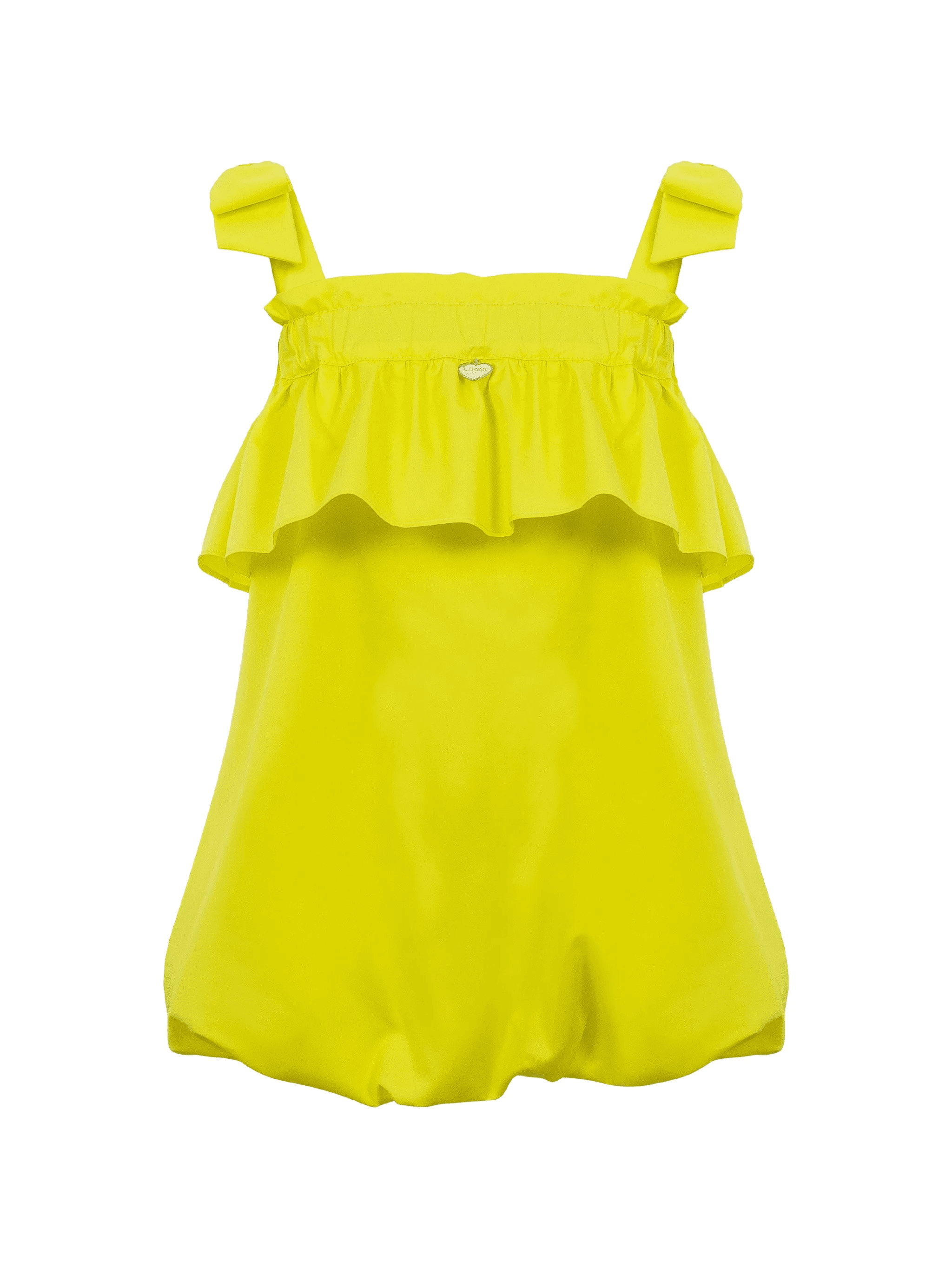 ruffled tie-strap dress - Image 1