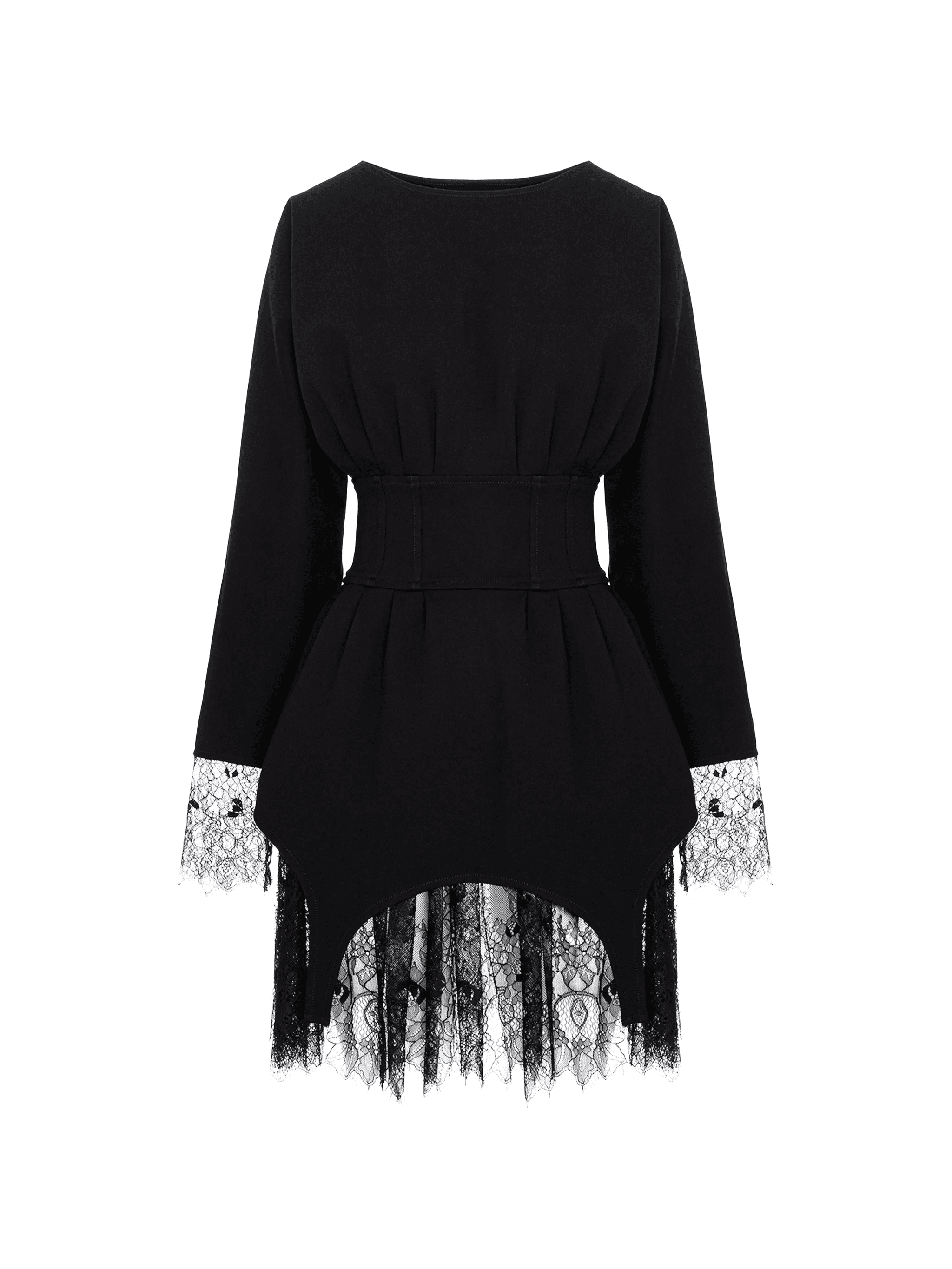 fitted-waist lace dress - Image 1