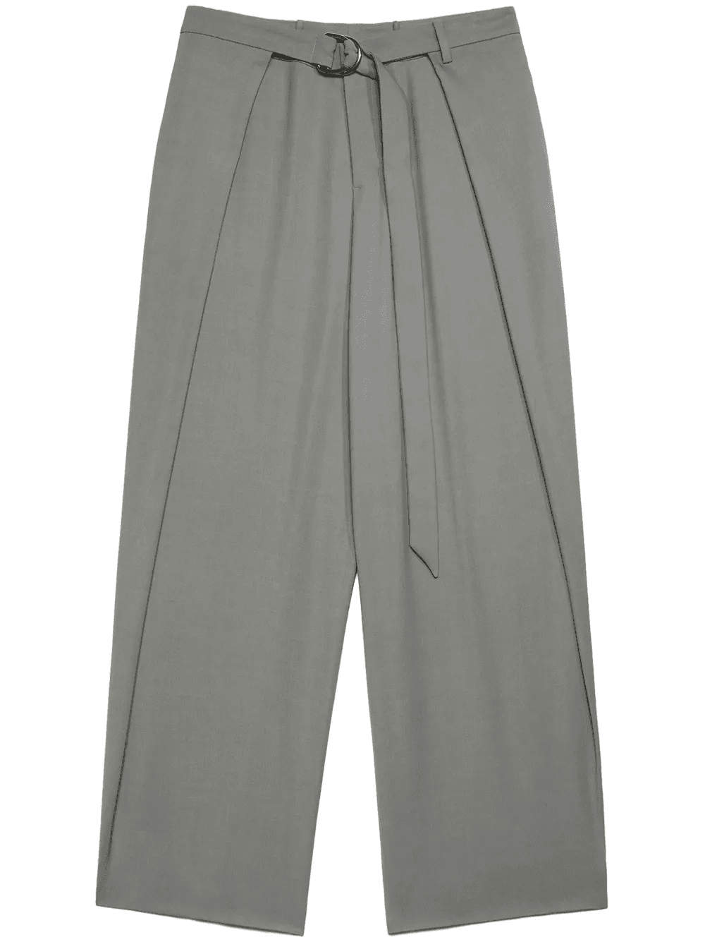 belted wide-leg trousers - Image 1
