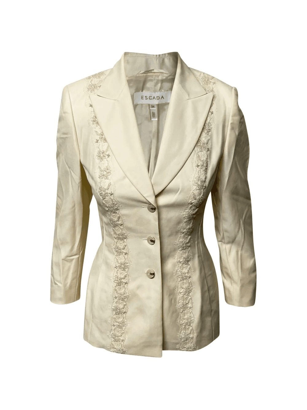 lace-detail suit - Image 1
